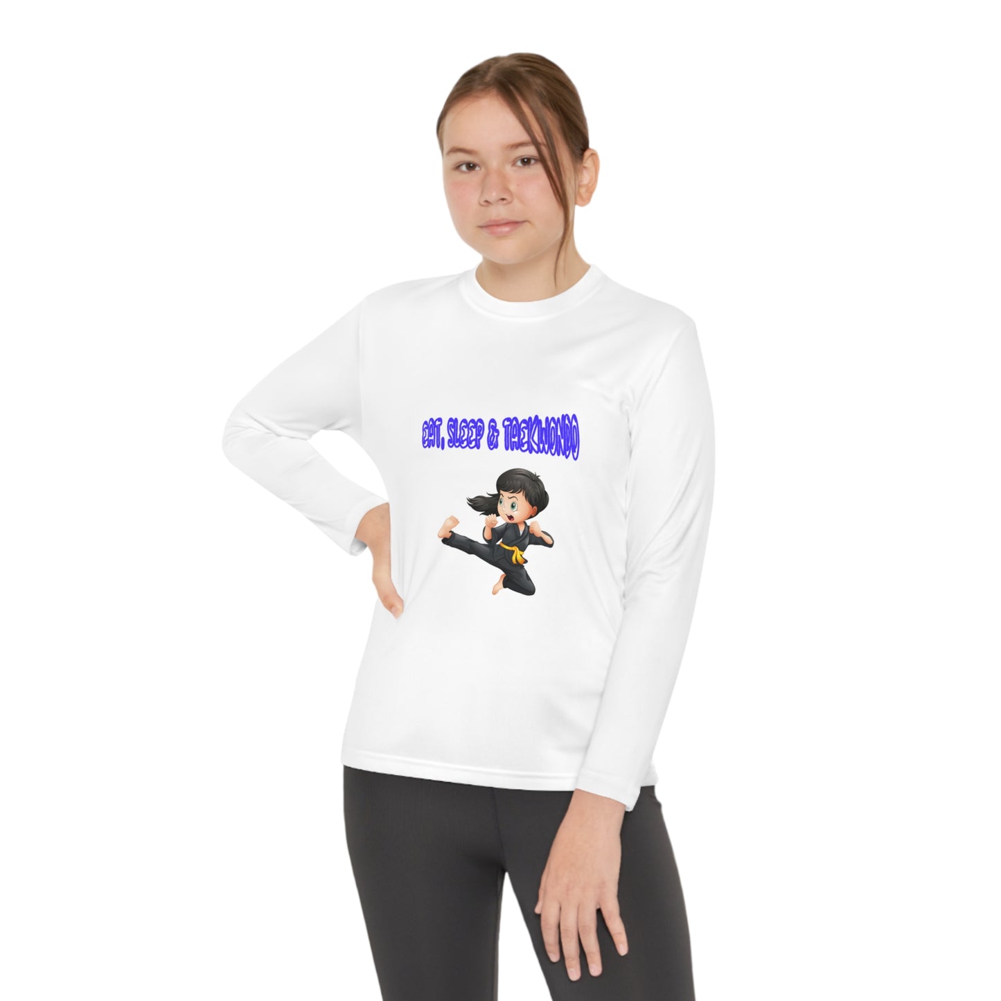 Taekwondo Youth Long Sleeve Competitor Tee