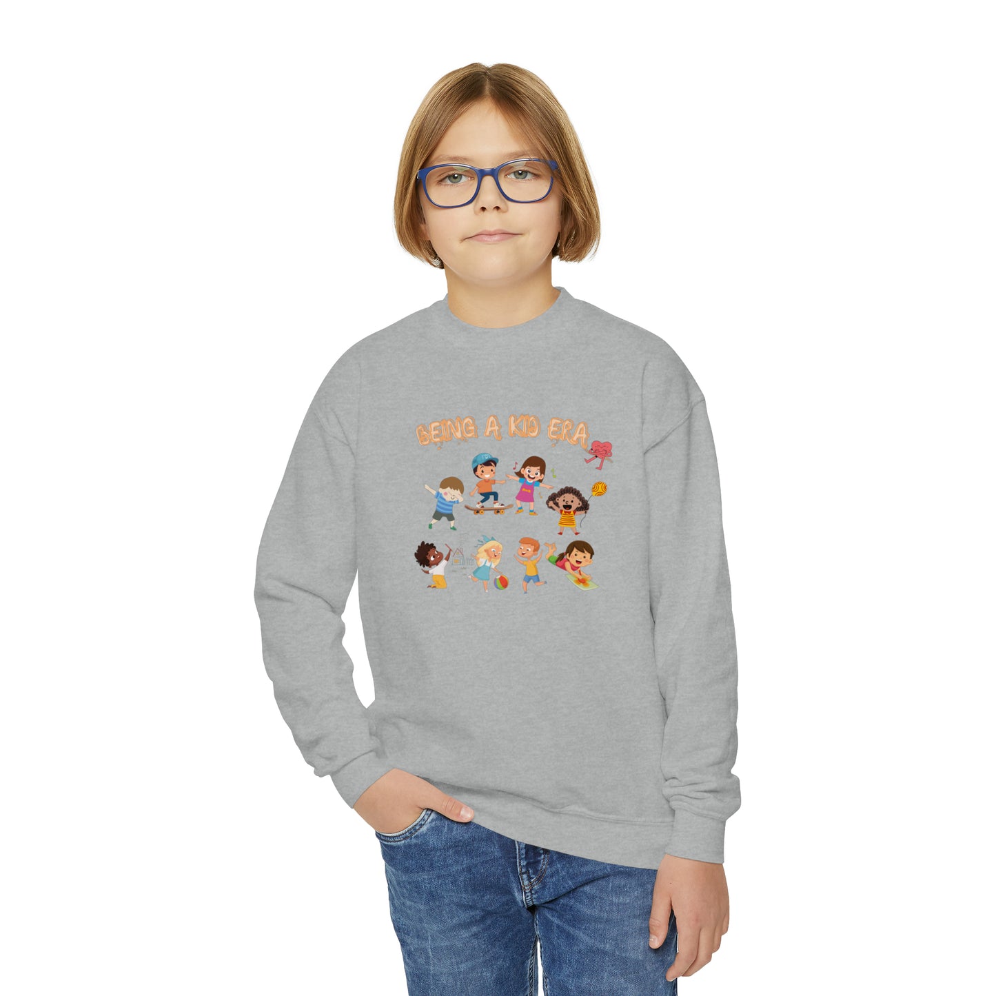 Being a Kid Era Youth Crewneck Sweatshirt