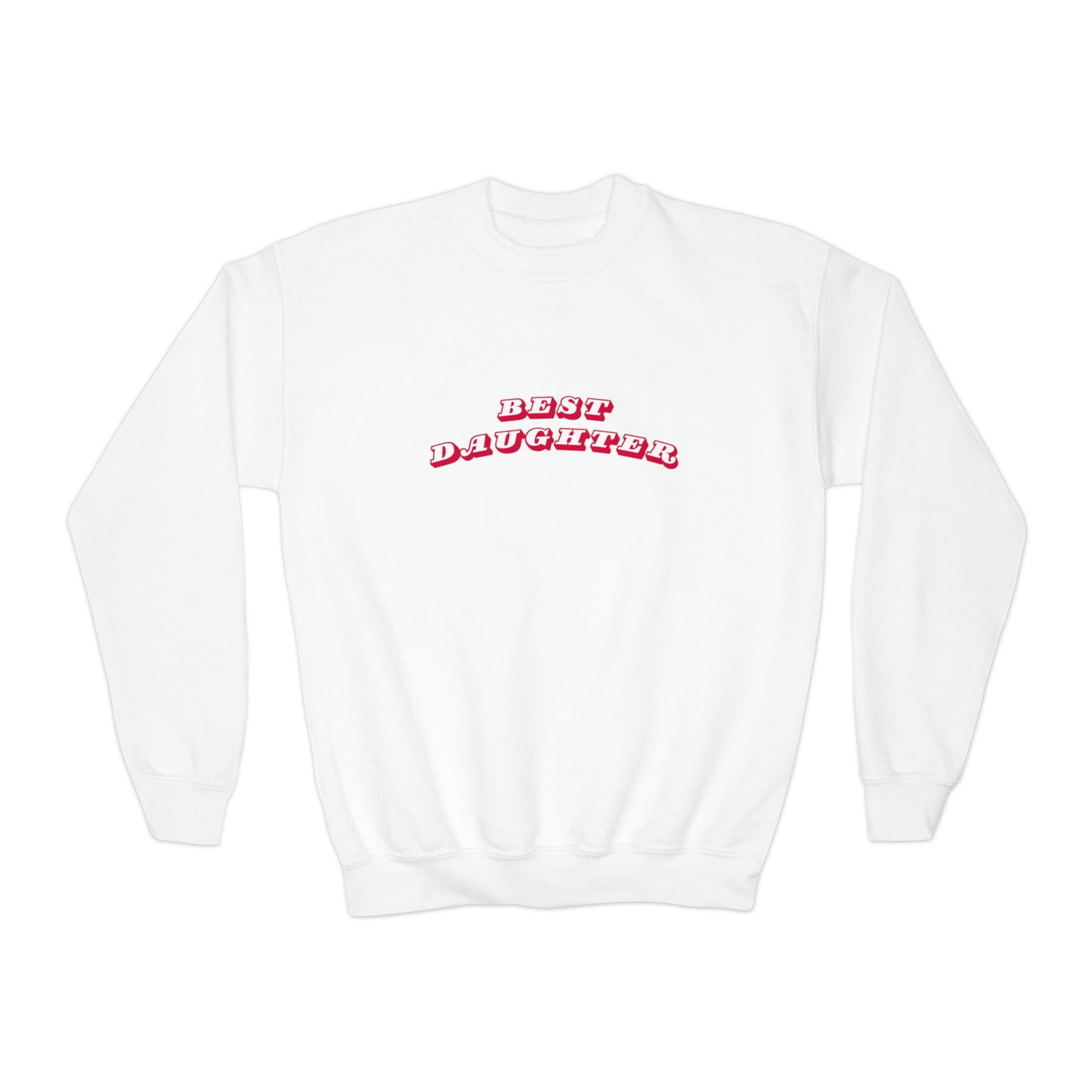 Best Daughter Youth Crewneck Sweatshirt