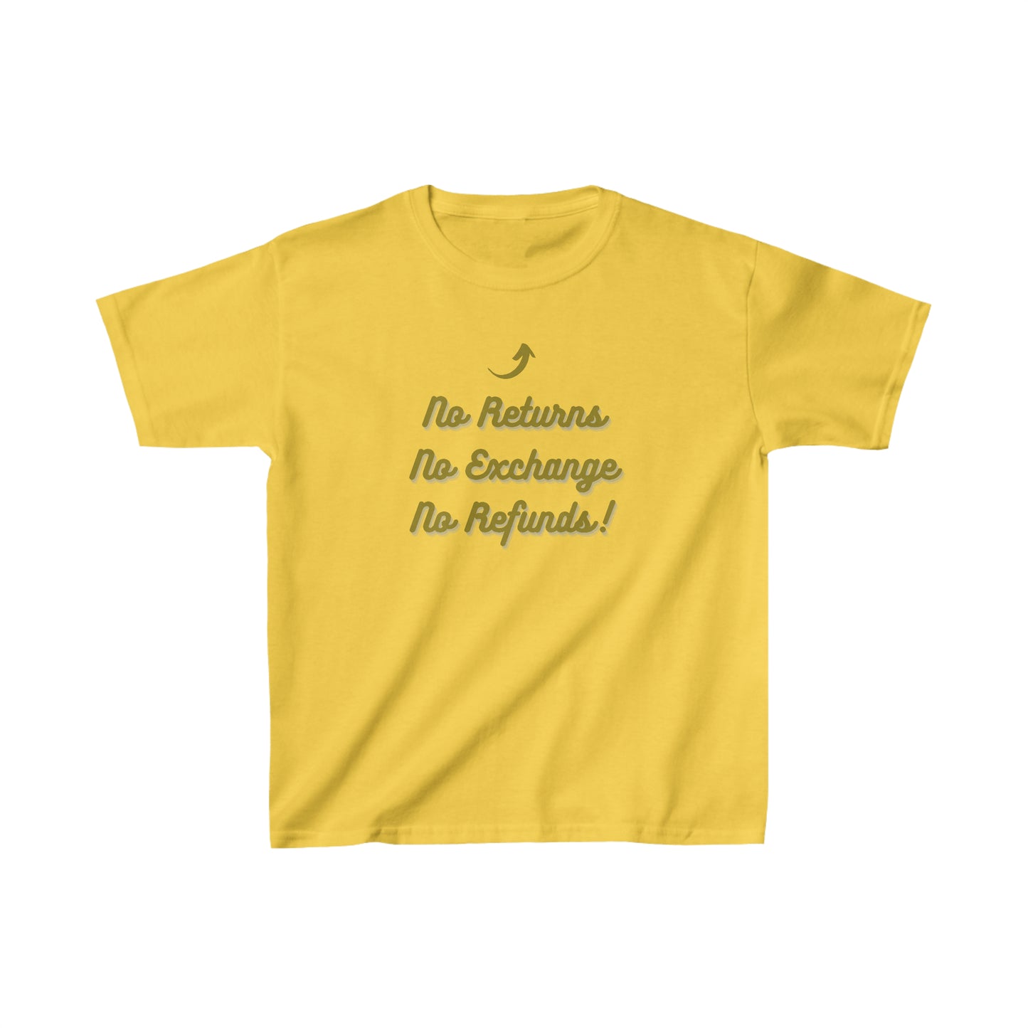 No Refunds Kids Heavy Cotton™ Tee