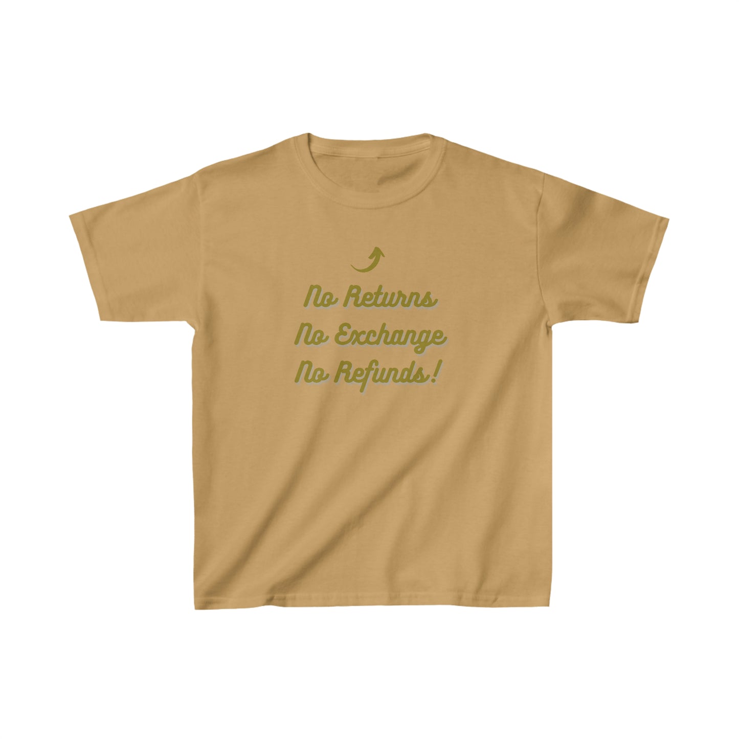 No Refunds Kids Heavy Cotton™ Tee