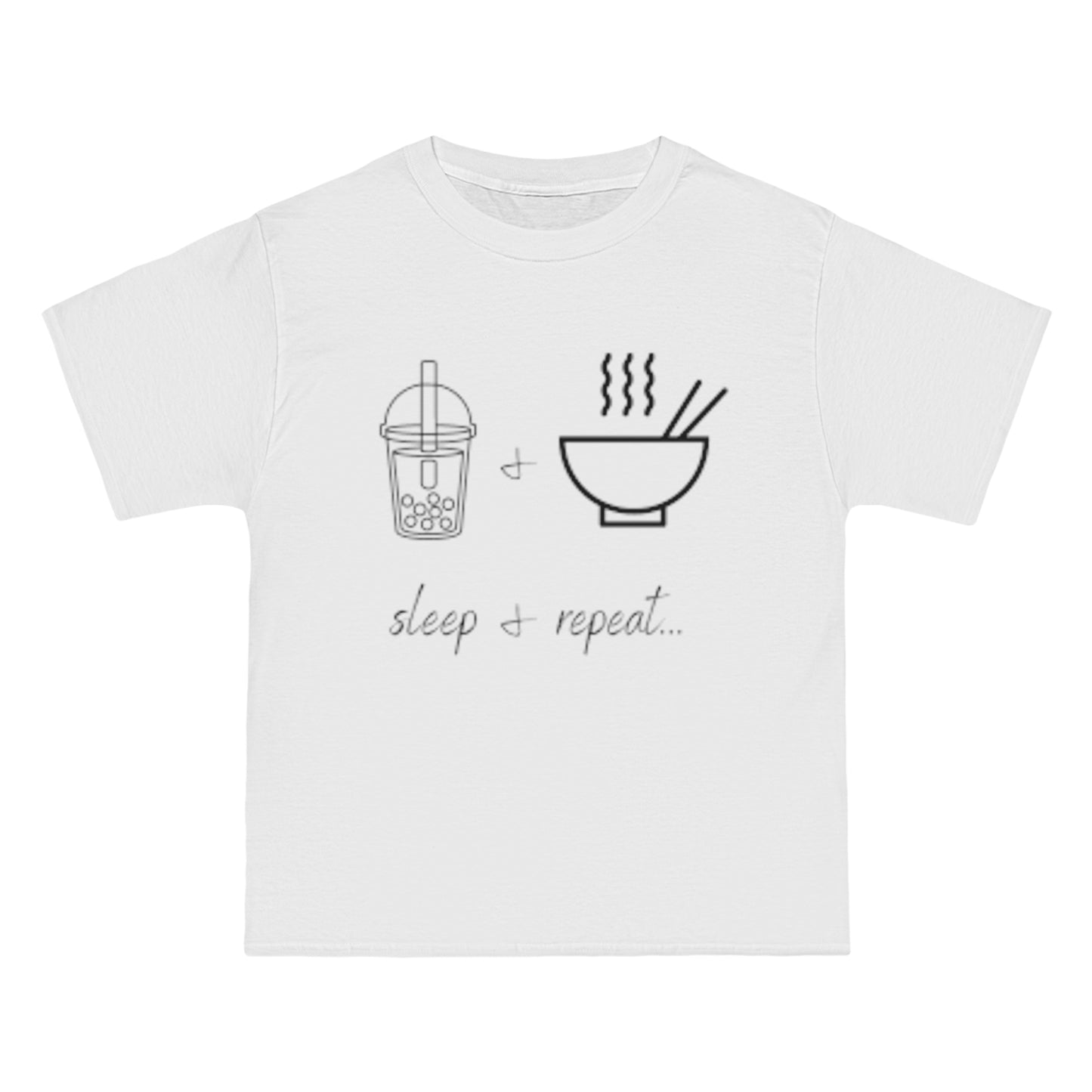 Beefy-T® Short-Sleeve T-Shirt with Boba Design