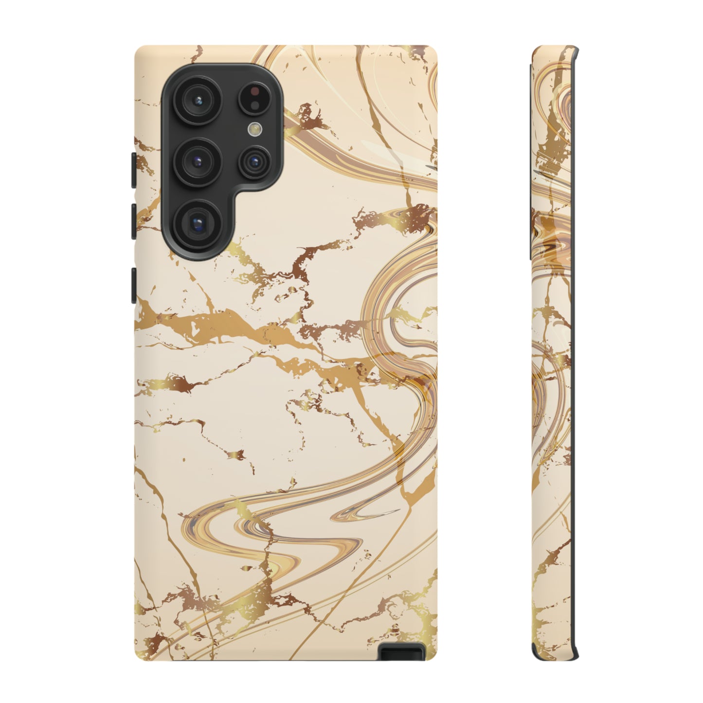 Gold Marble Tough Cases