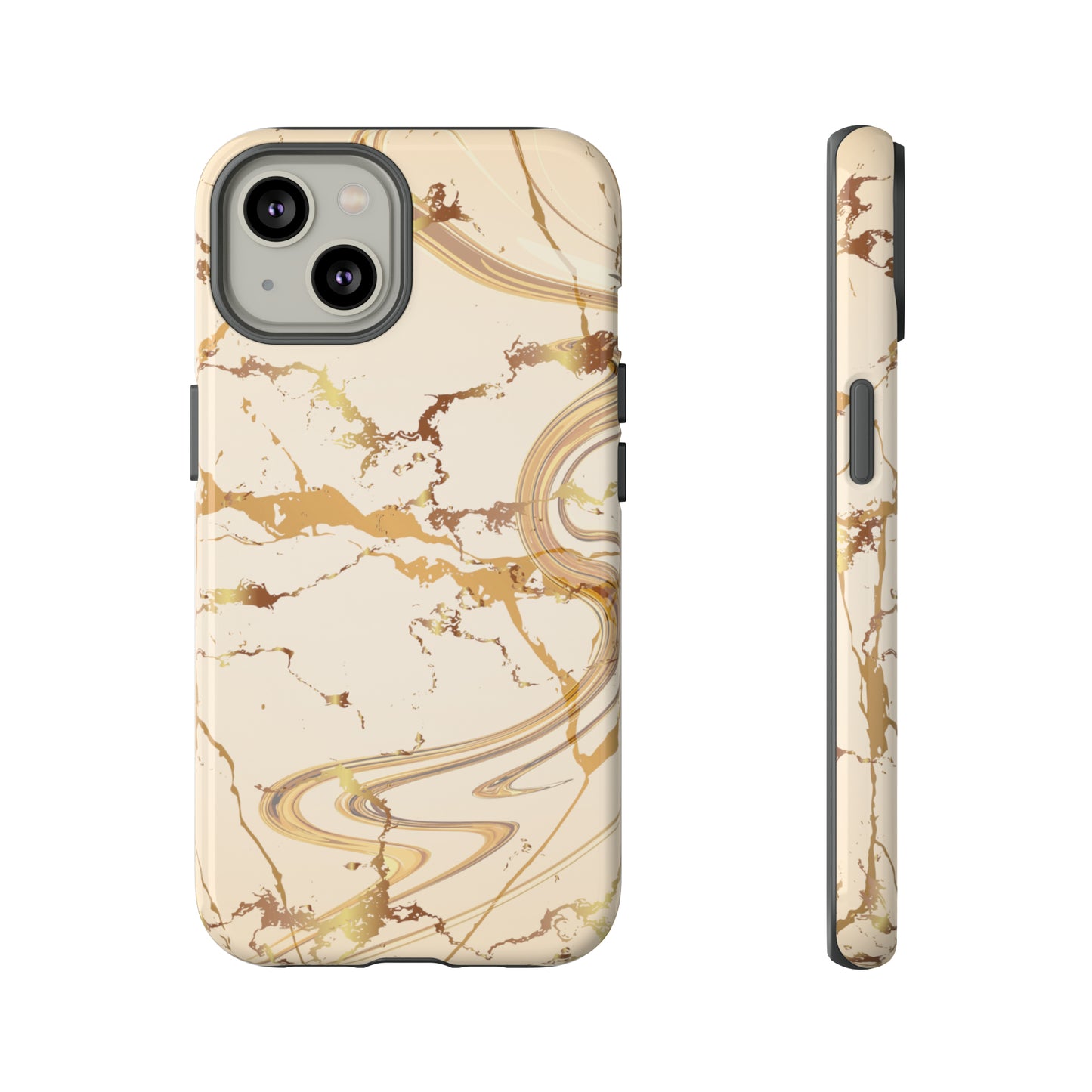 Gold Marble Tough Cases