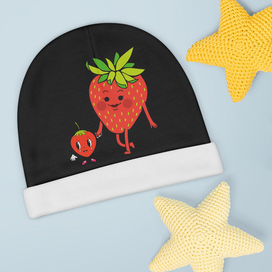 Strawberries Baby Beanie