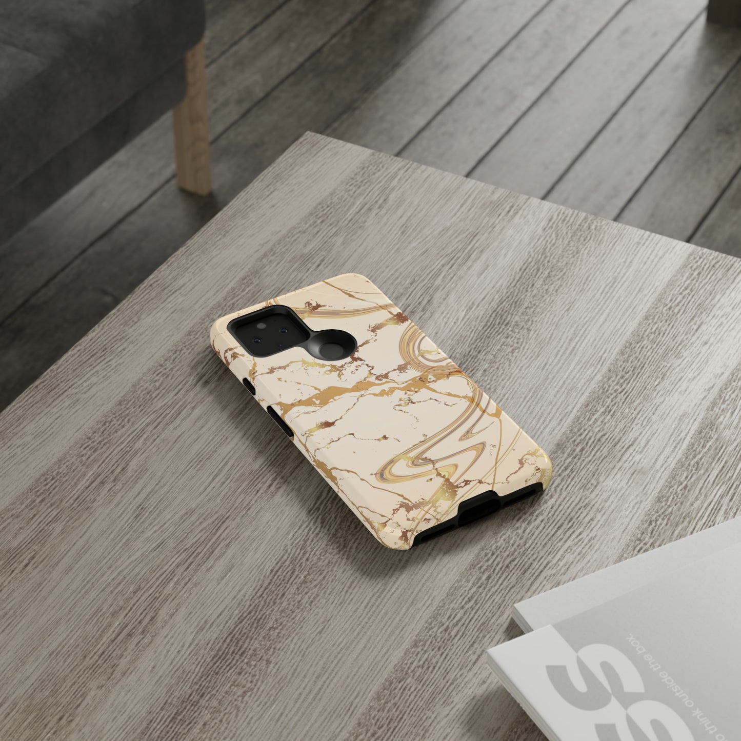 Gold Marble Tough Cases