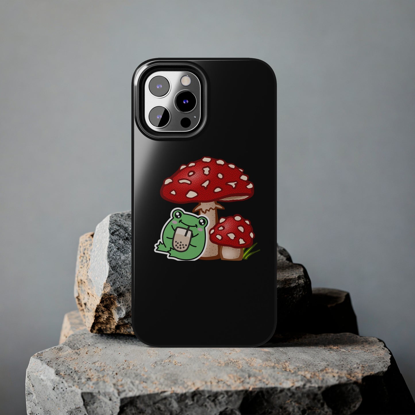 Frog Mushroom Tough Phone Cases