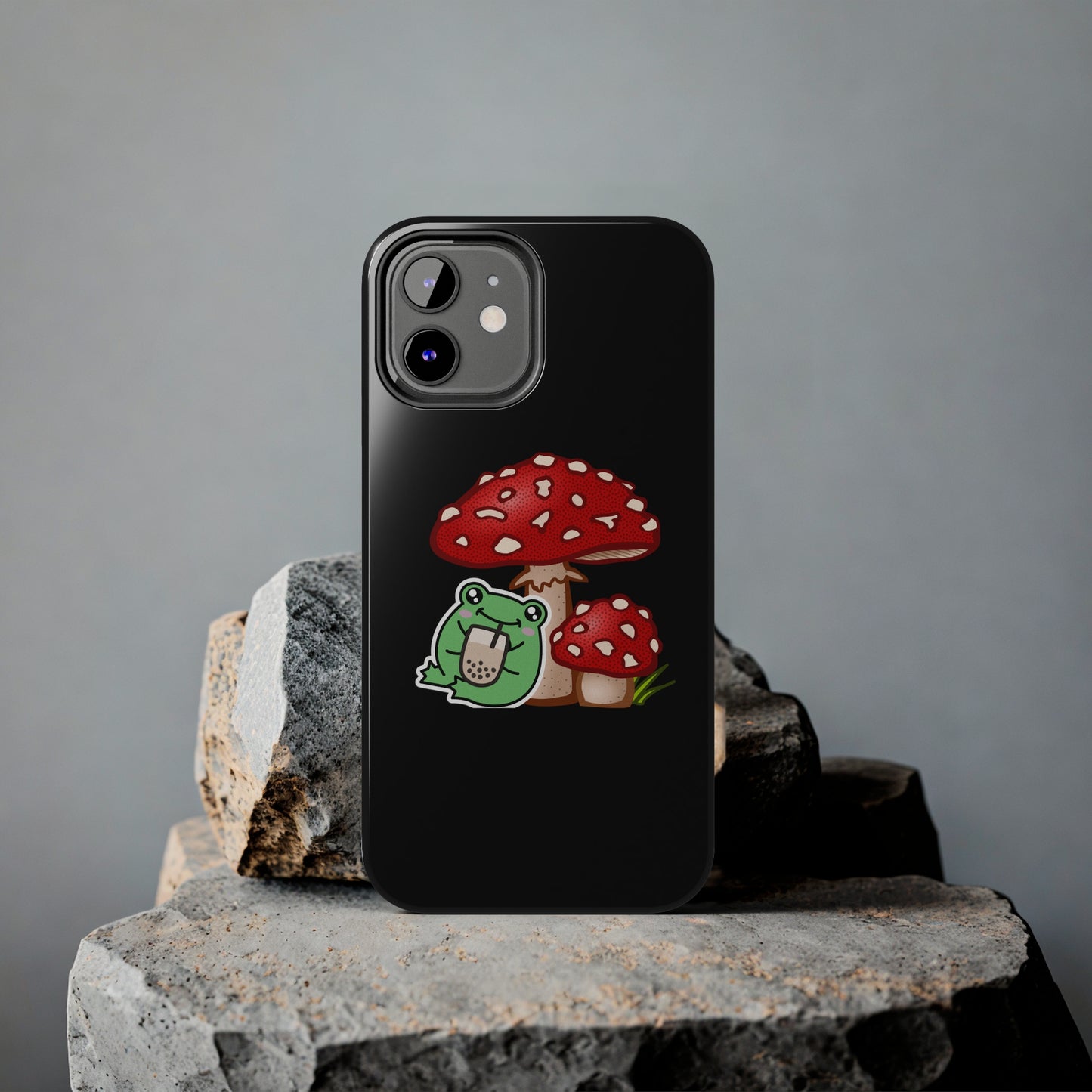 Frog Mushroom Tough Phone Cases