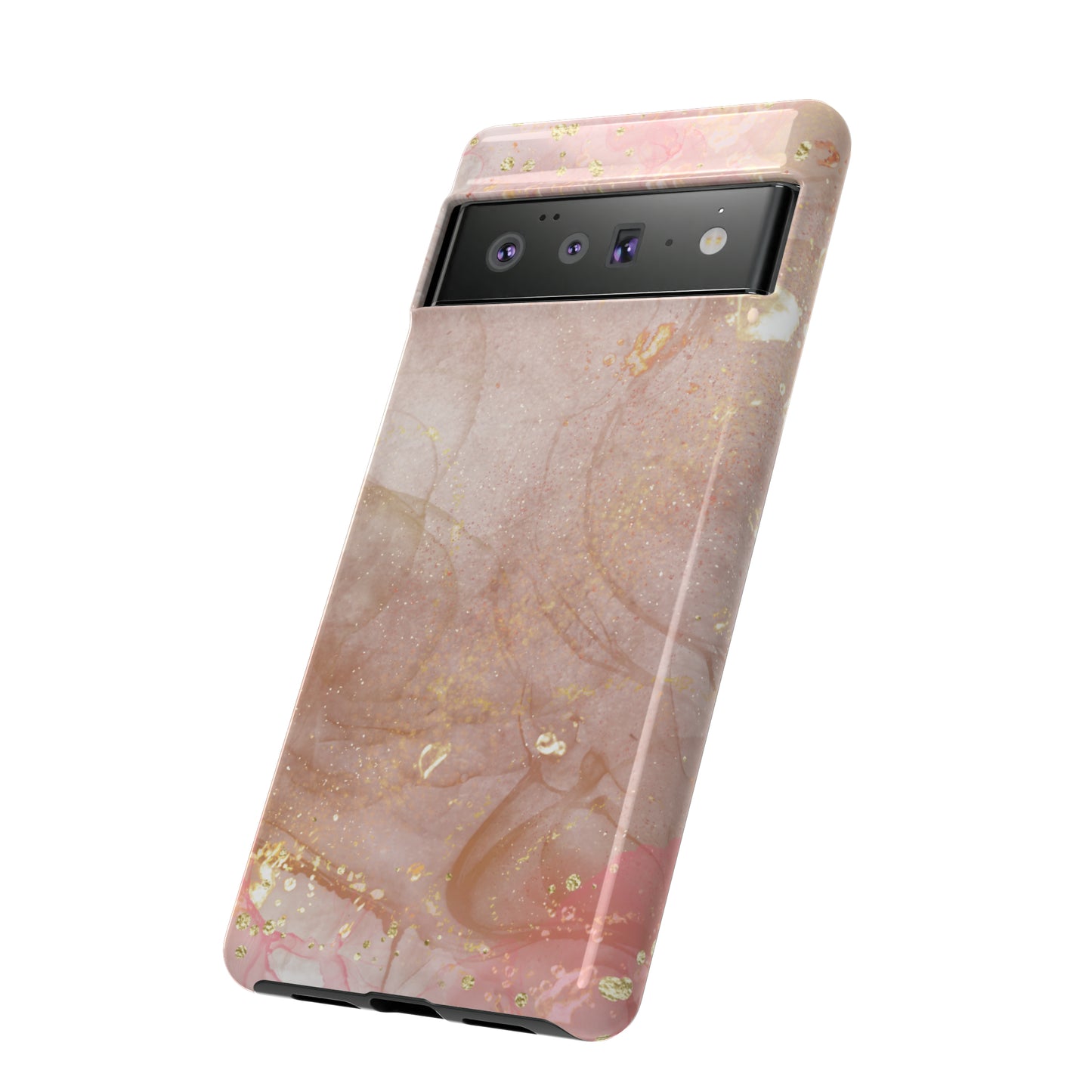 Rose Gold Marble Phone Tough Cases