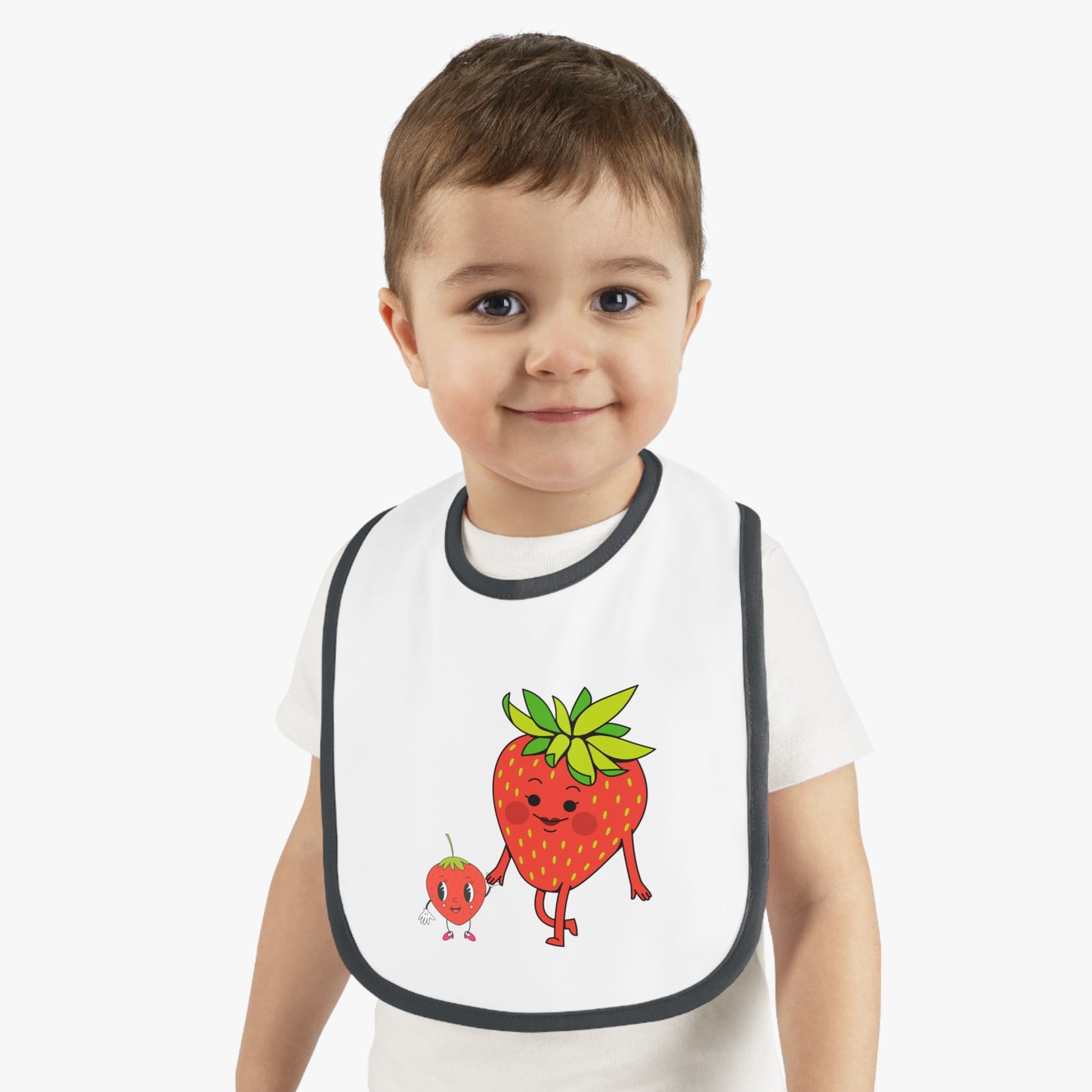 Strawberries Baby Bib