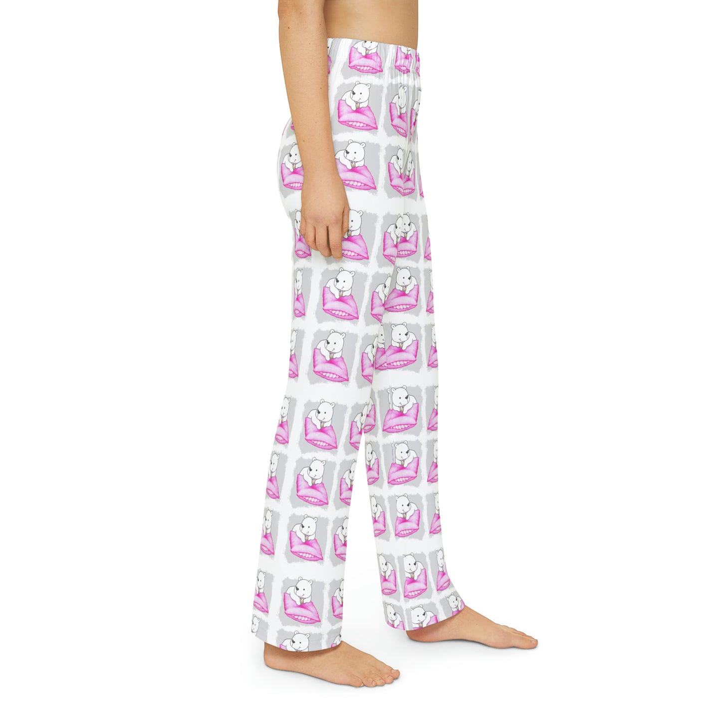 Boba Bear Pillow Kids Pajama Pants