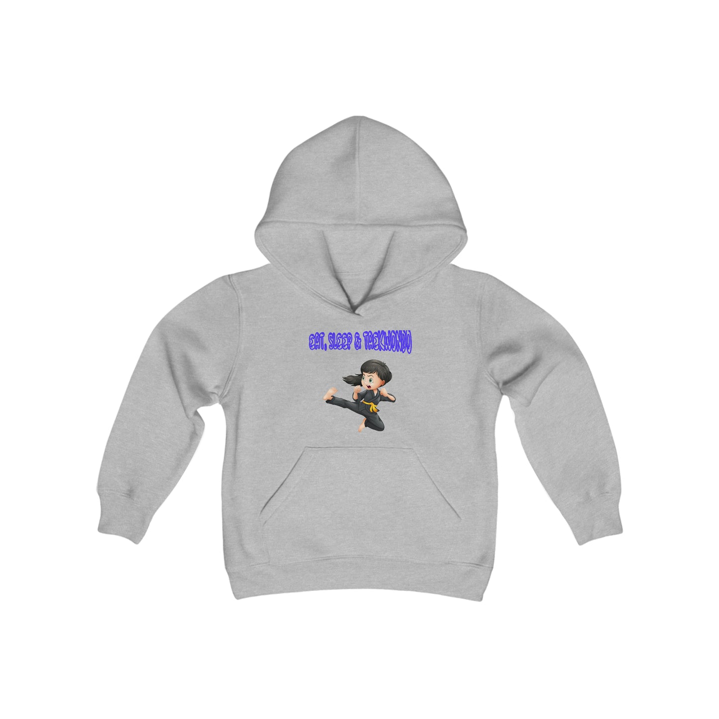 Taekwondo Youth Heavy Blend Hooded Sweatshirt