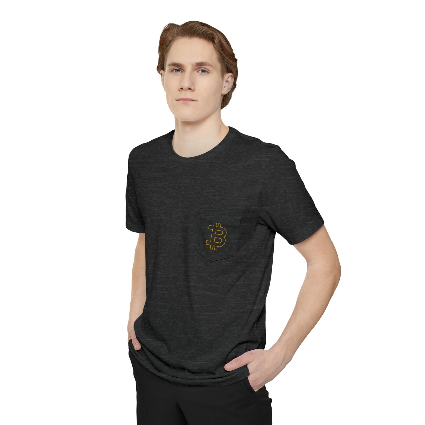 Bitcoin Unisex Pocket T-shirt