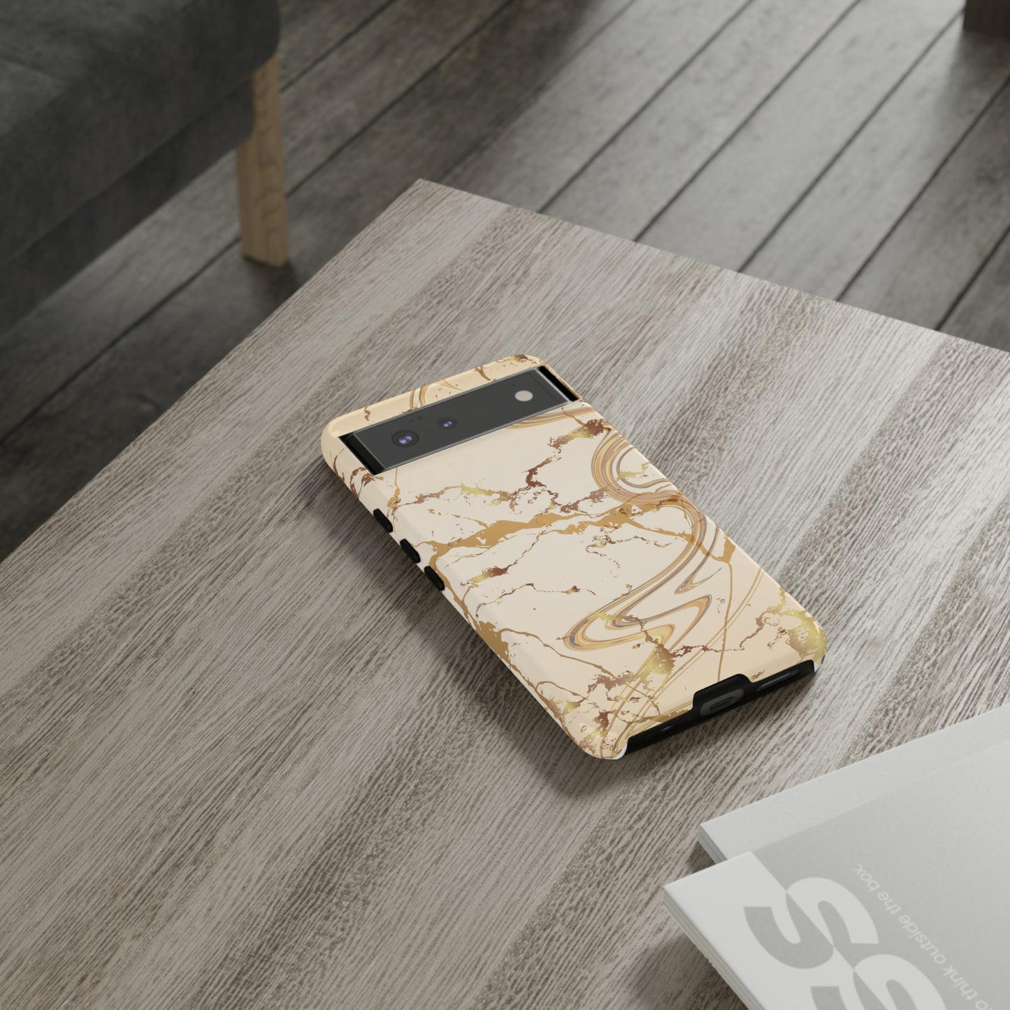 Gold Marble Tough Cases