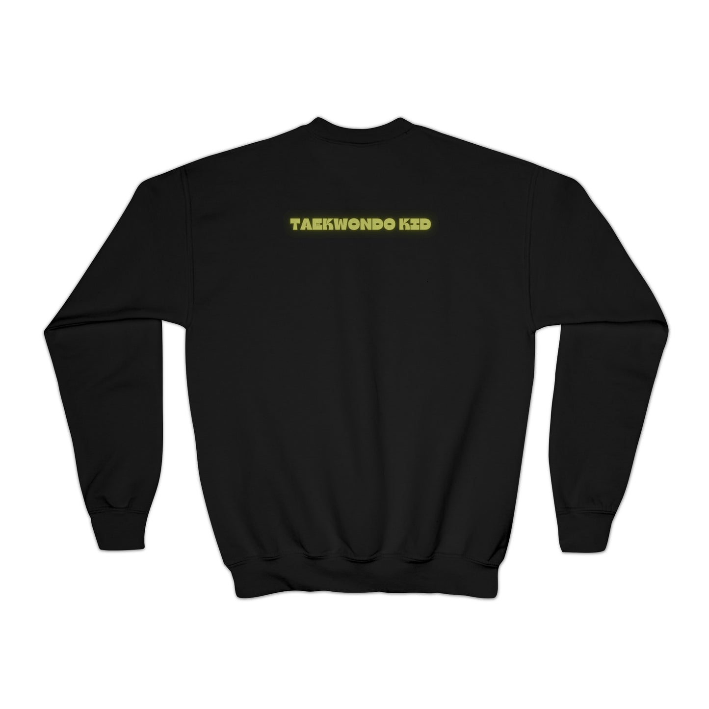 Youth Taekwondo Kid Crewneck Sweatshirt