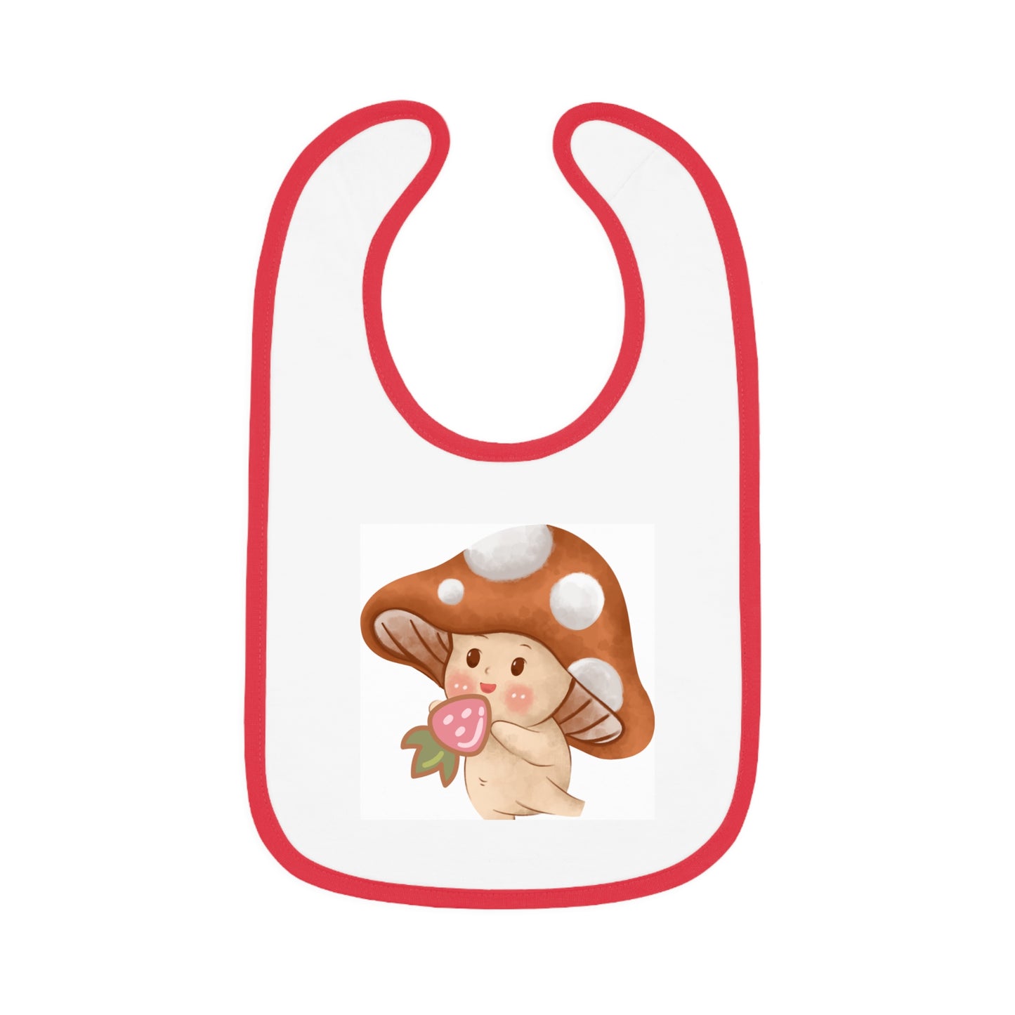 Baby Contrast Trim Jersey Bib