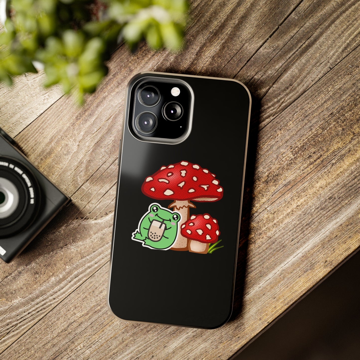 Frog Mushroom Tough Phone Cases