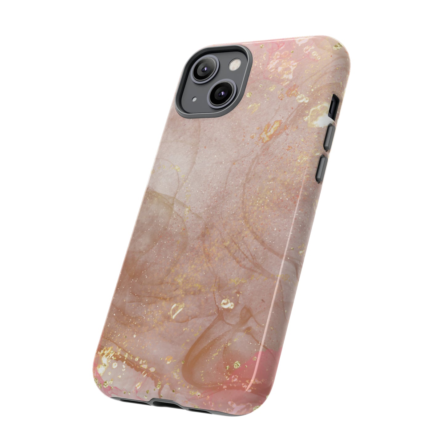 Rose Gold Marble Phone Tough Cases