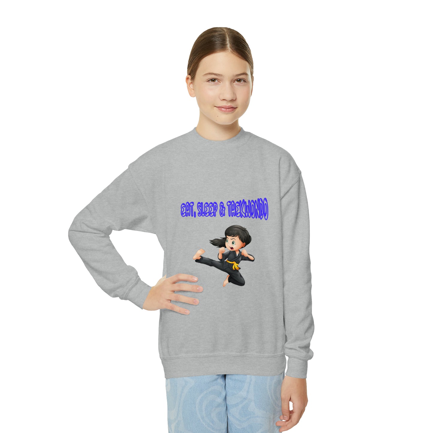 Taekwondo Youth Crewneck Sweatshirt