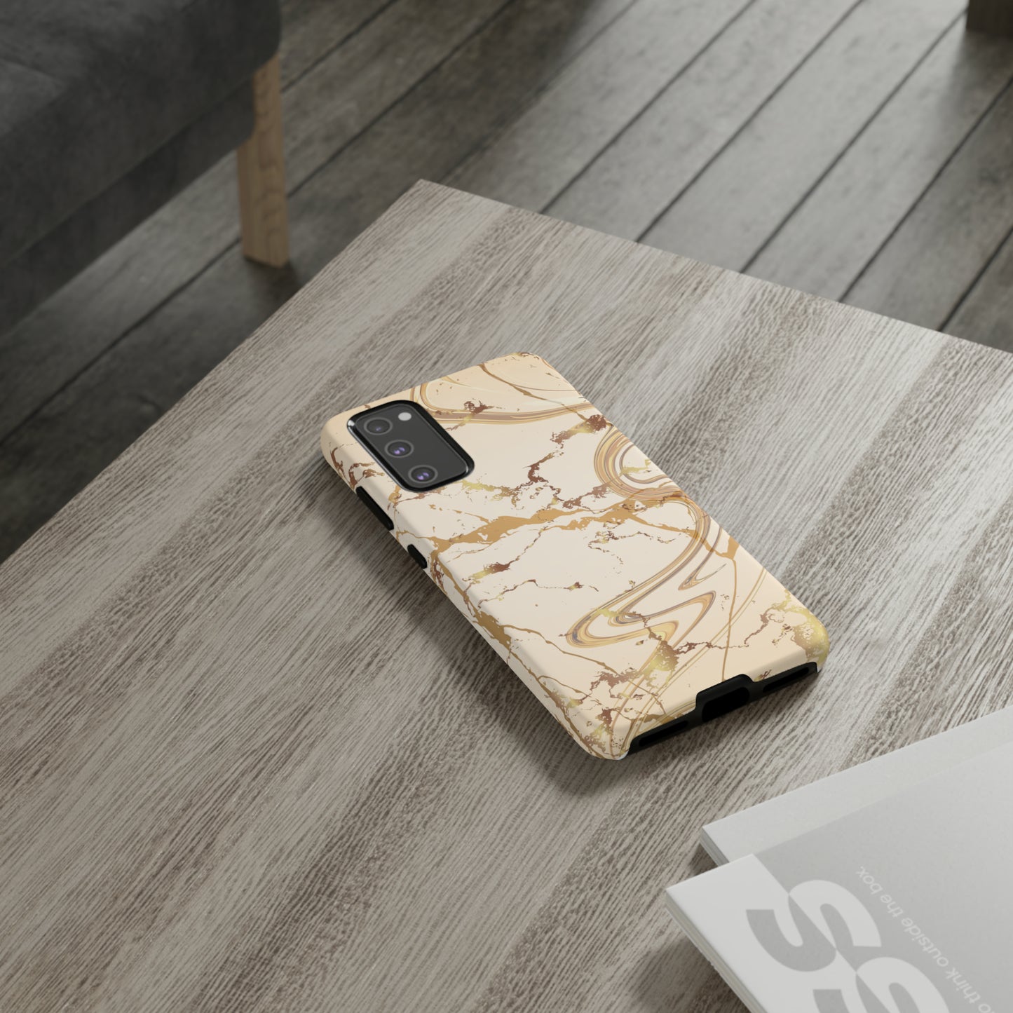 Gold Marble Tough Cases