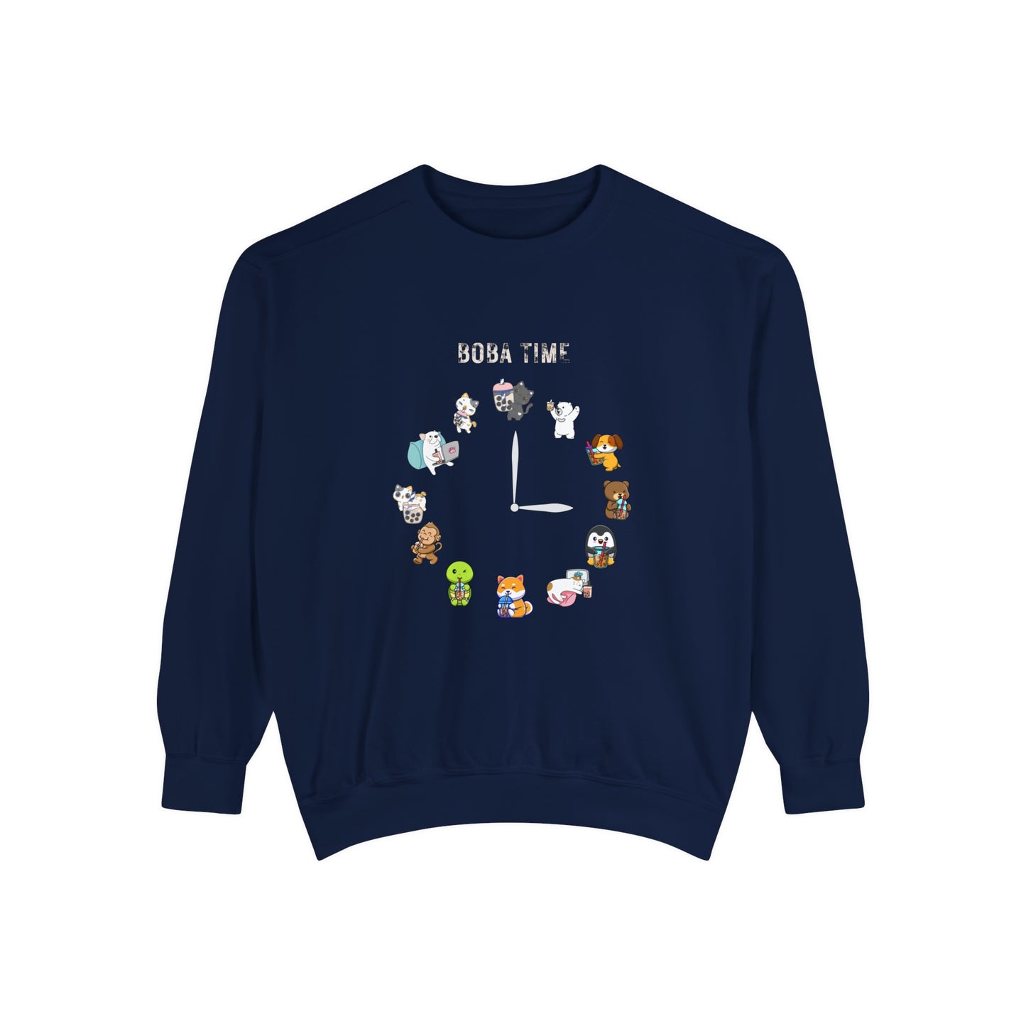 Boba Tea Clock Unisex Sweatshirt