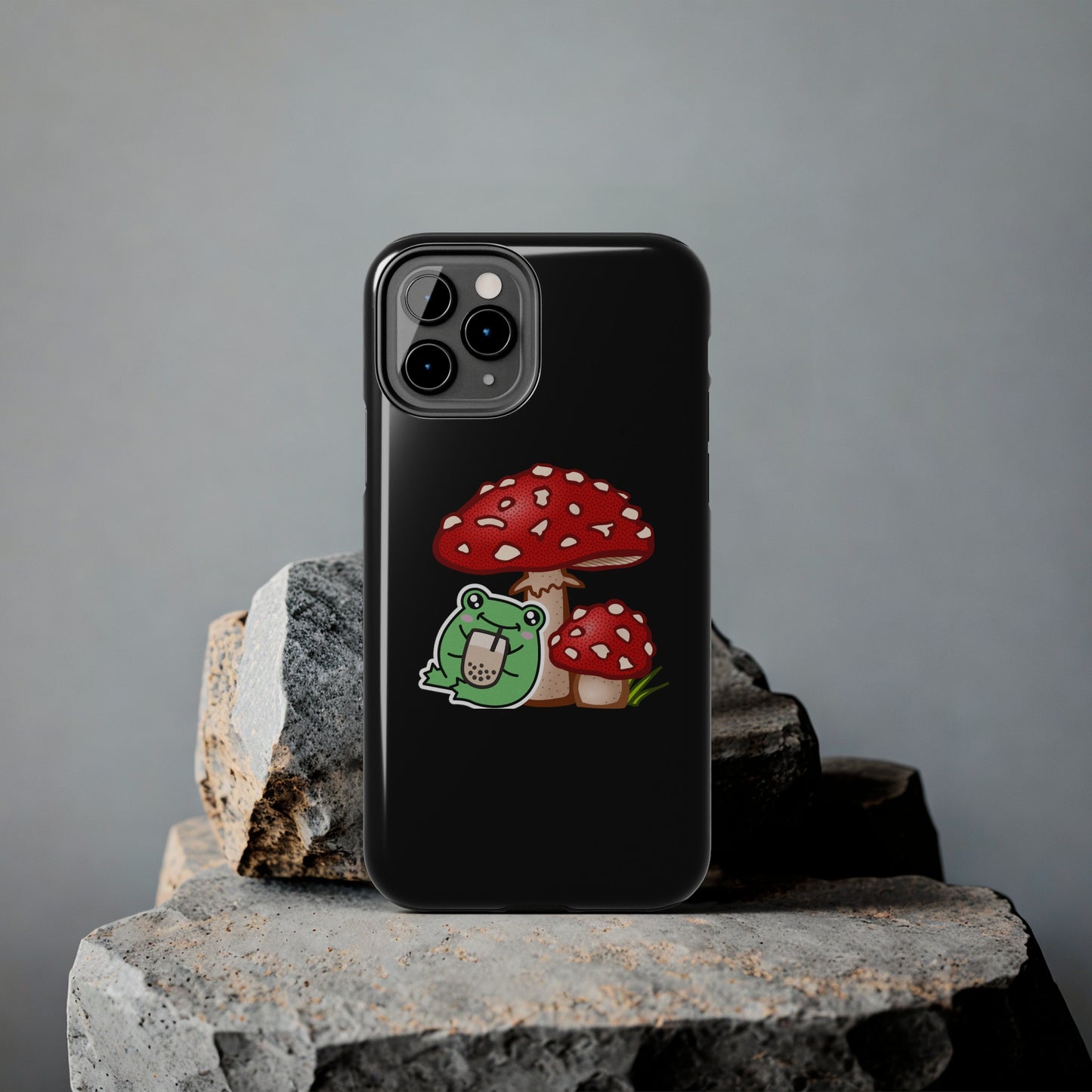 Frog Mushroom Tough Phone Cases