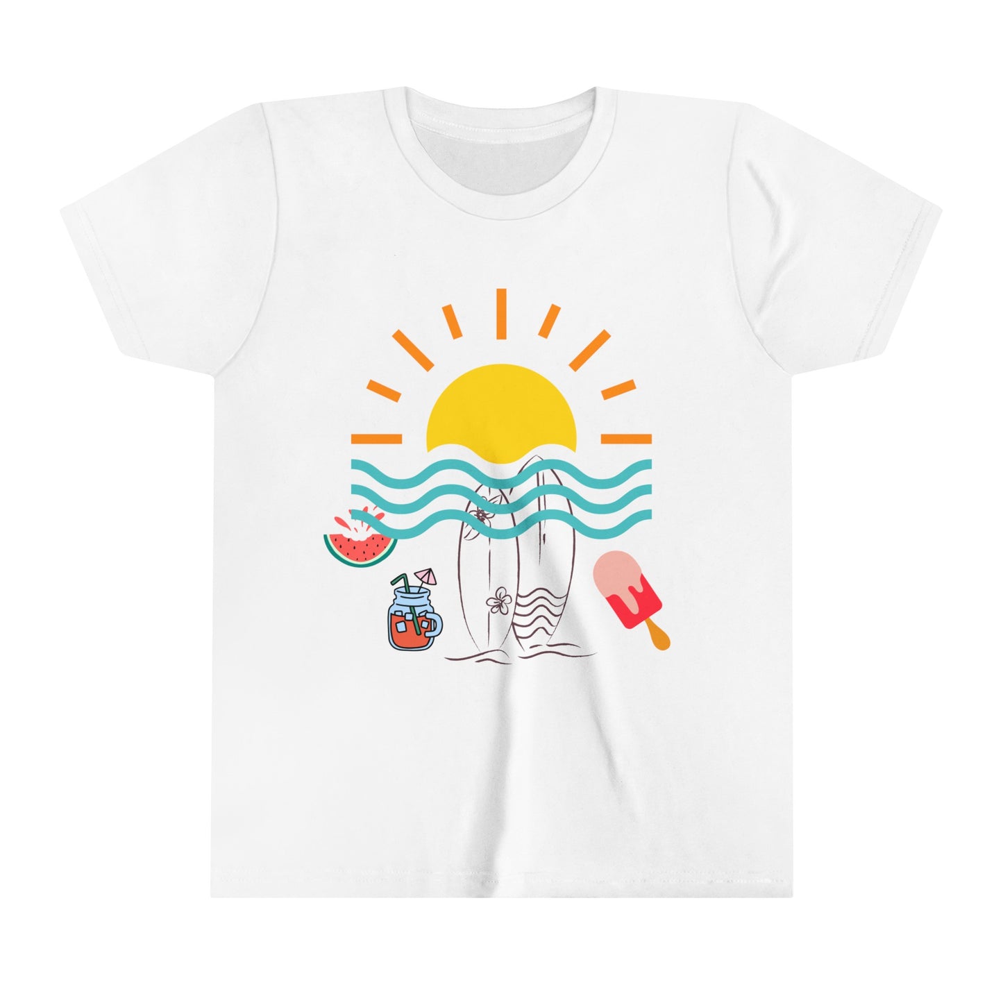 Summer Vibes Youth Short Sleeve Tee