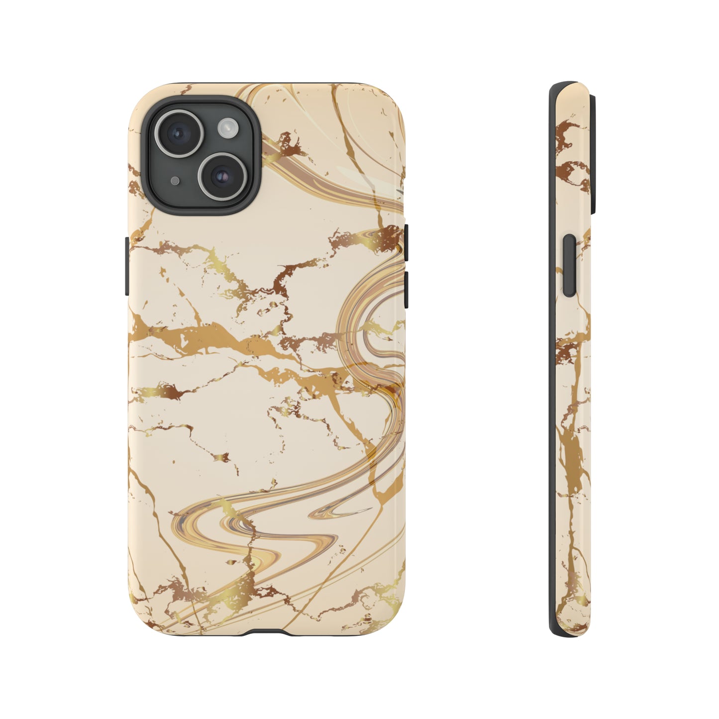 Gold Marble Tough Cases