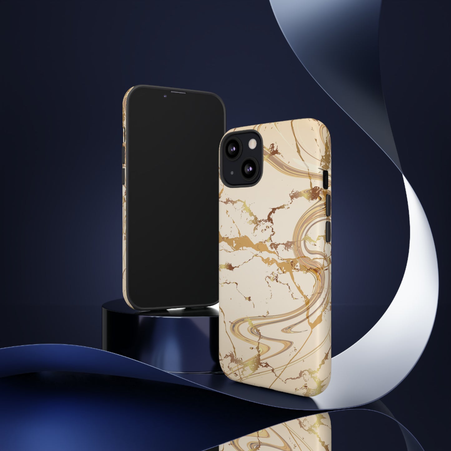 Gold Marble Tough Cases