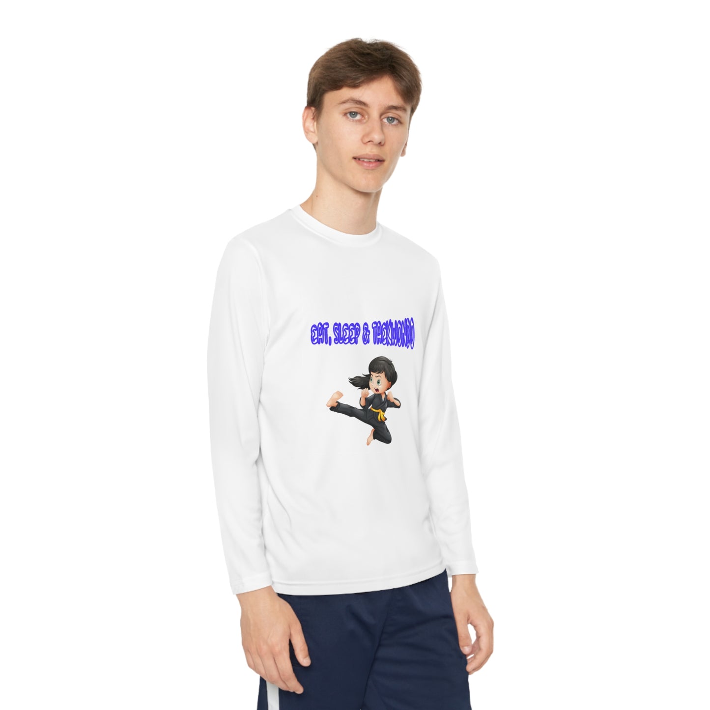 Taekwondo Youth Long Sleeve Competitor Tee