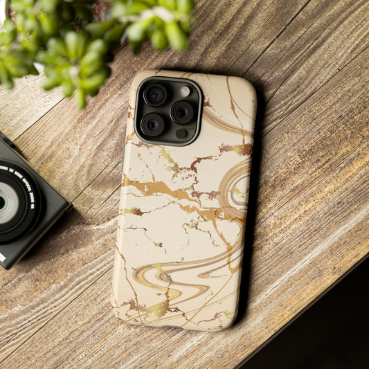 Gold Marble Tough Cases