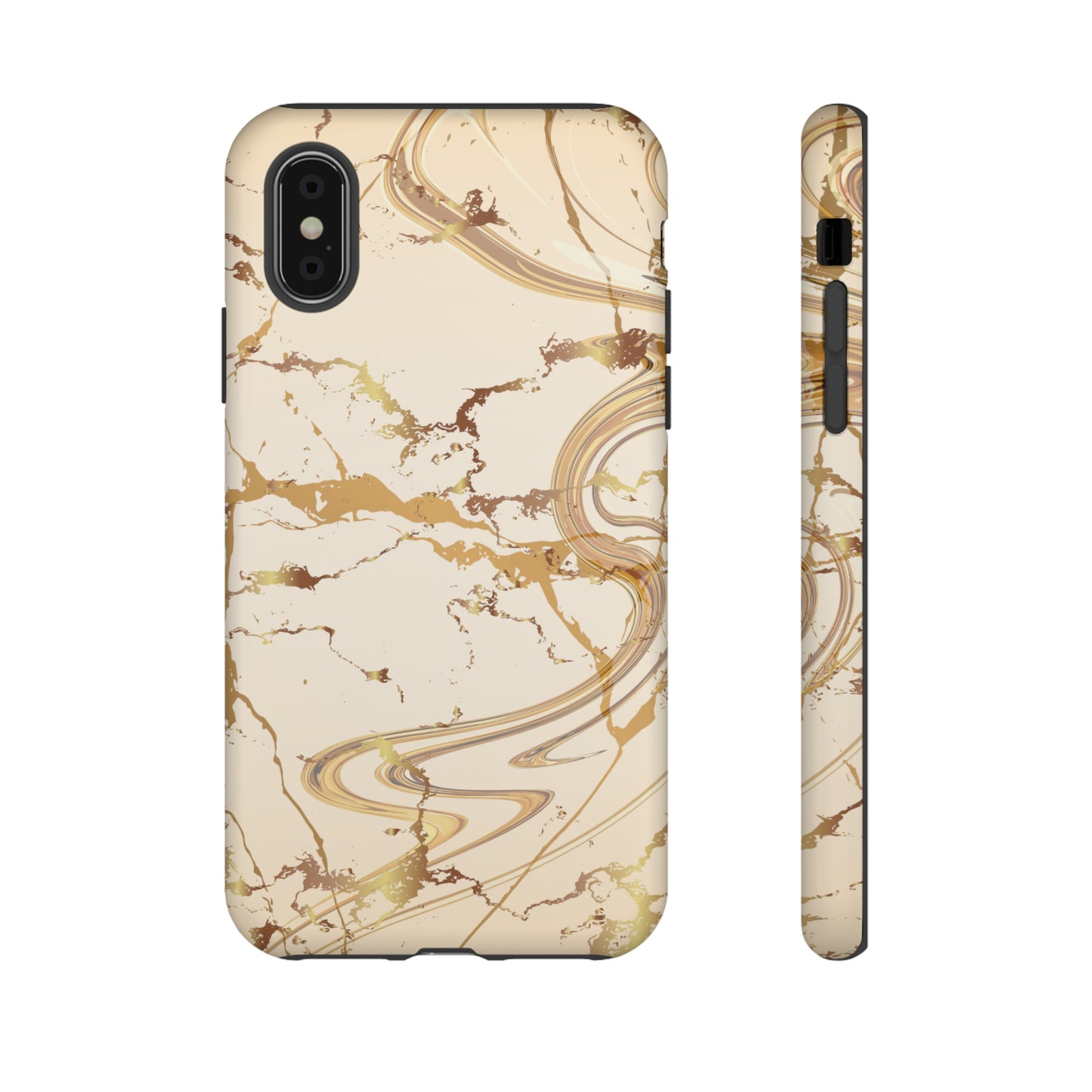 Gold Marble Tough Cases