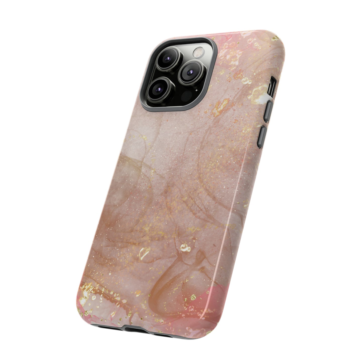 Rose Gold Marble Phone Tough Cases