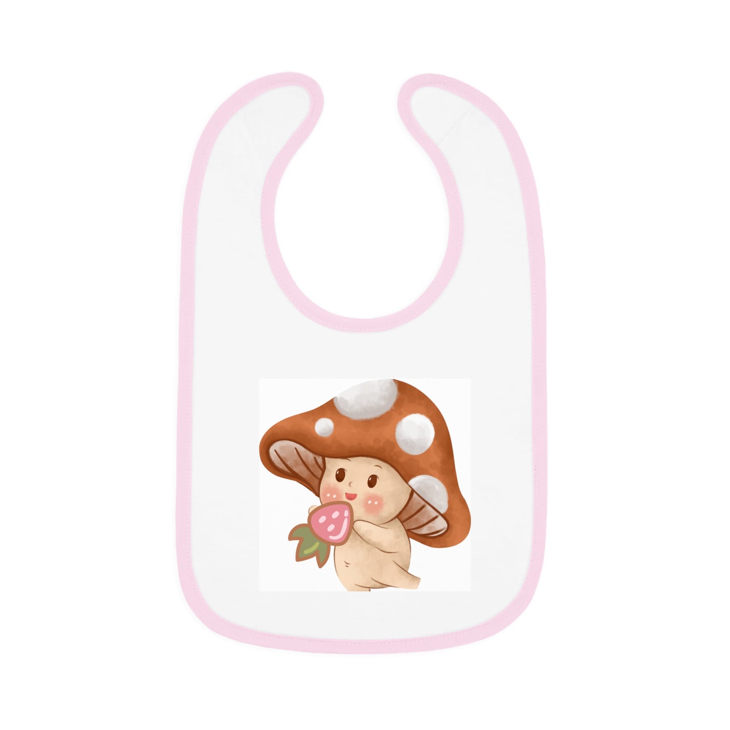 Baby Contrast Trim Jersey Bib