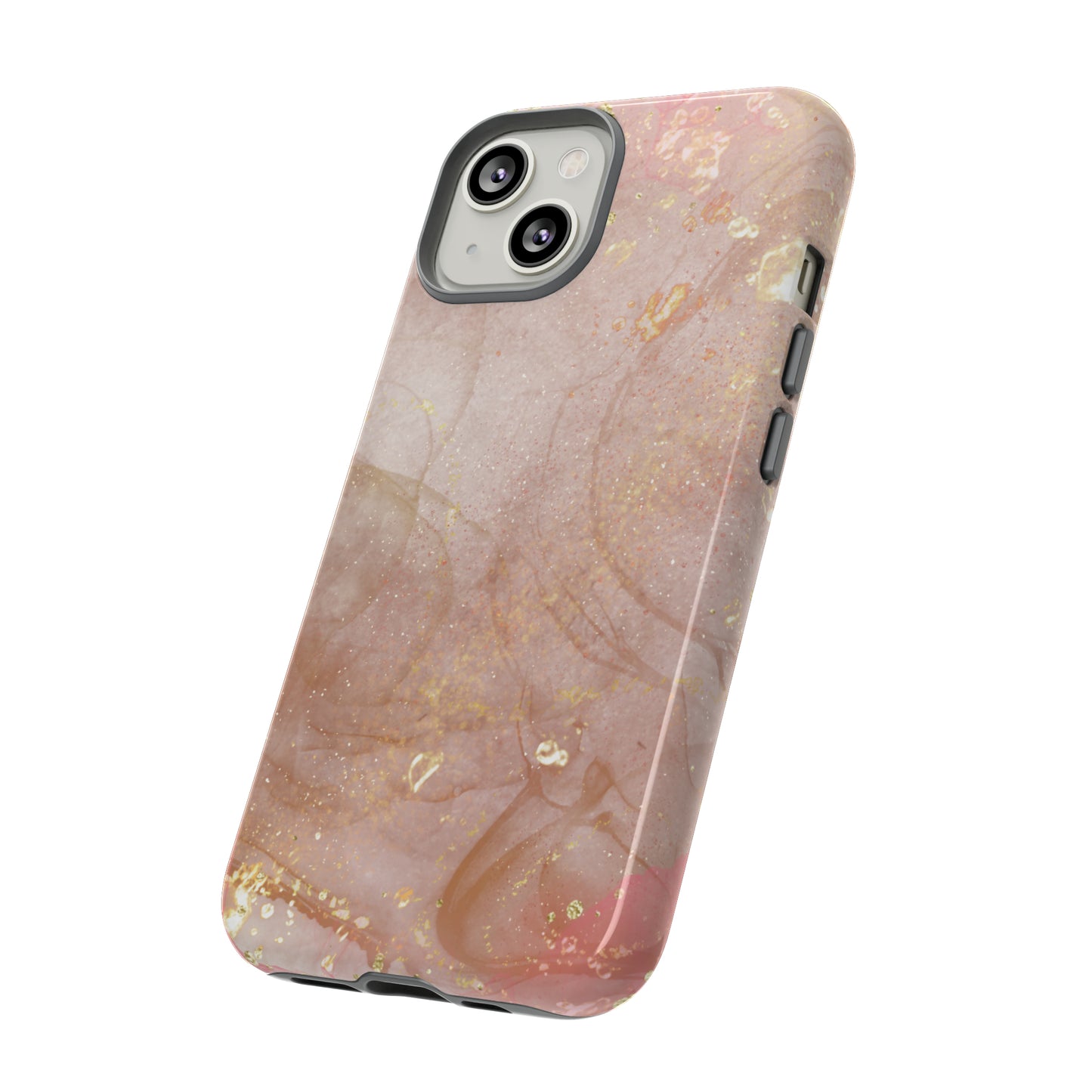 Rose Gold Marble Phone Tough Cases