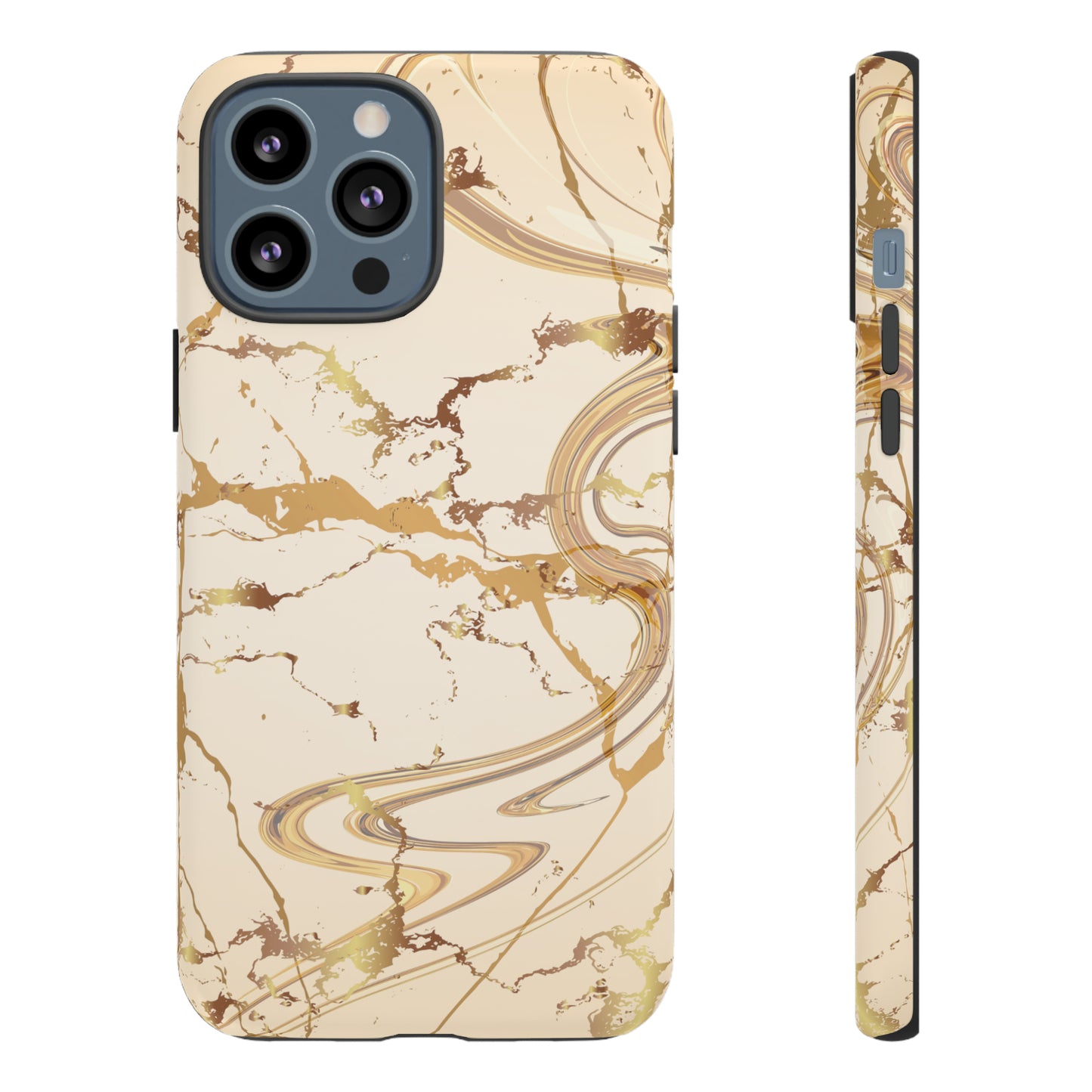 Gold Marble Tough Cases