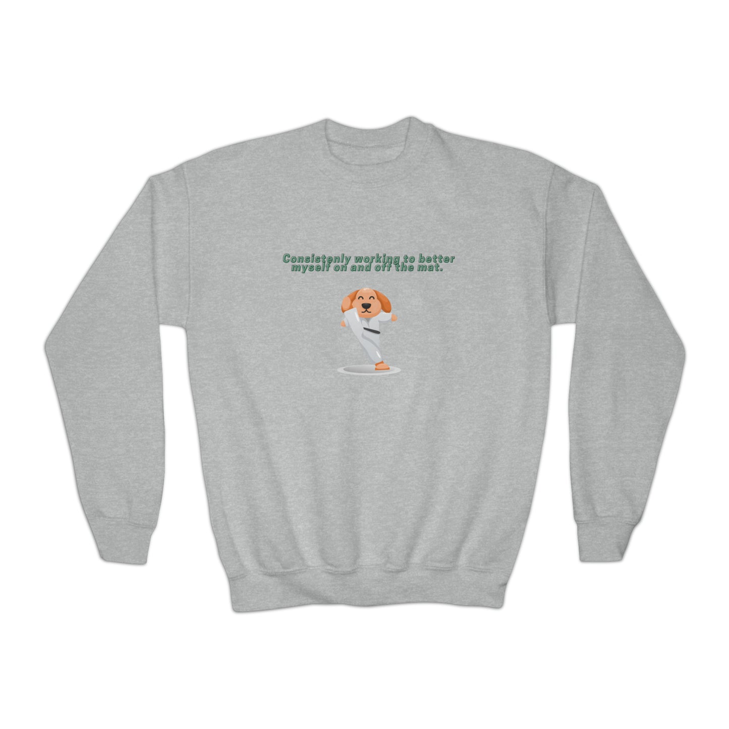 Youth Taekwondo Kid Crewneck Sweatshirt