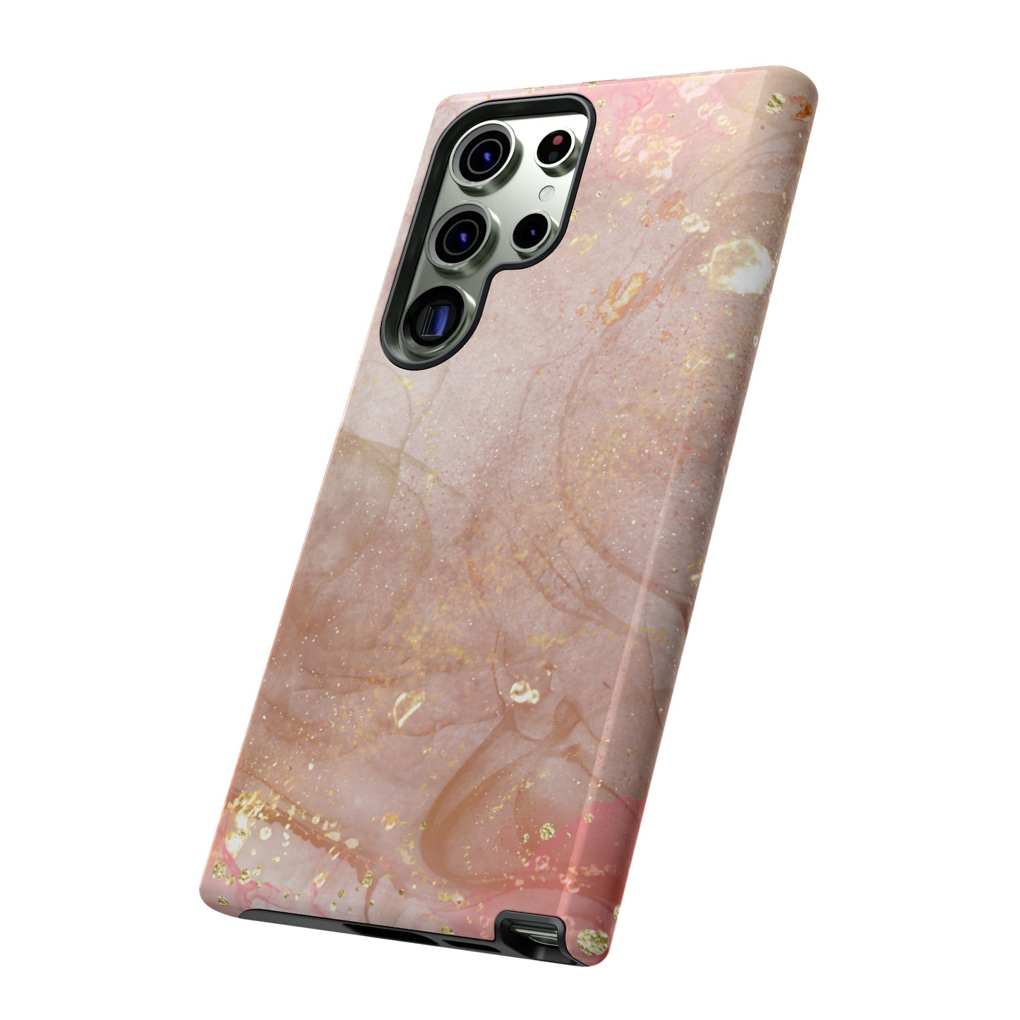 Rose Gold Marble Phone Tough Cases