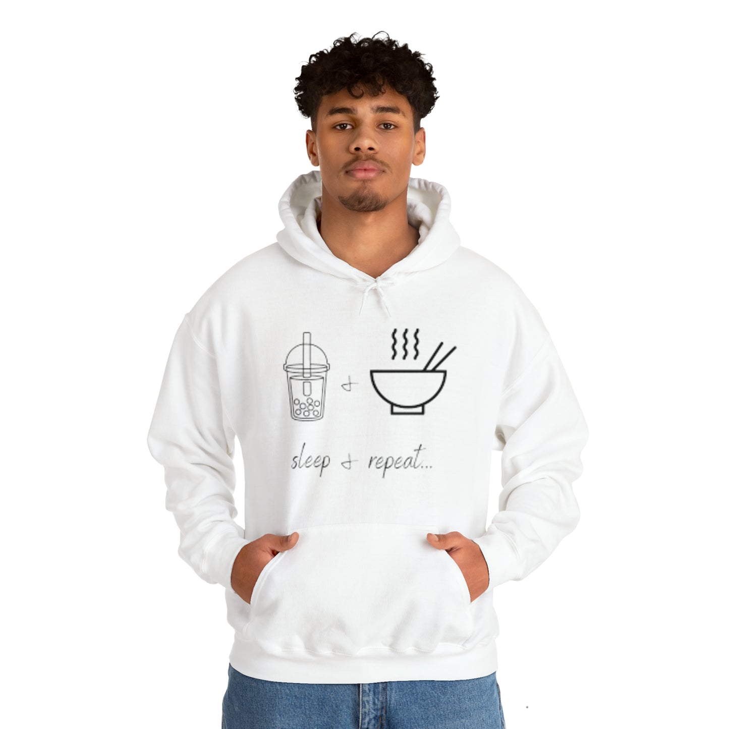 Boba Tea Unisex Heavy Blend™ Hooded Sweatshirt