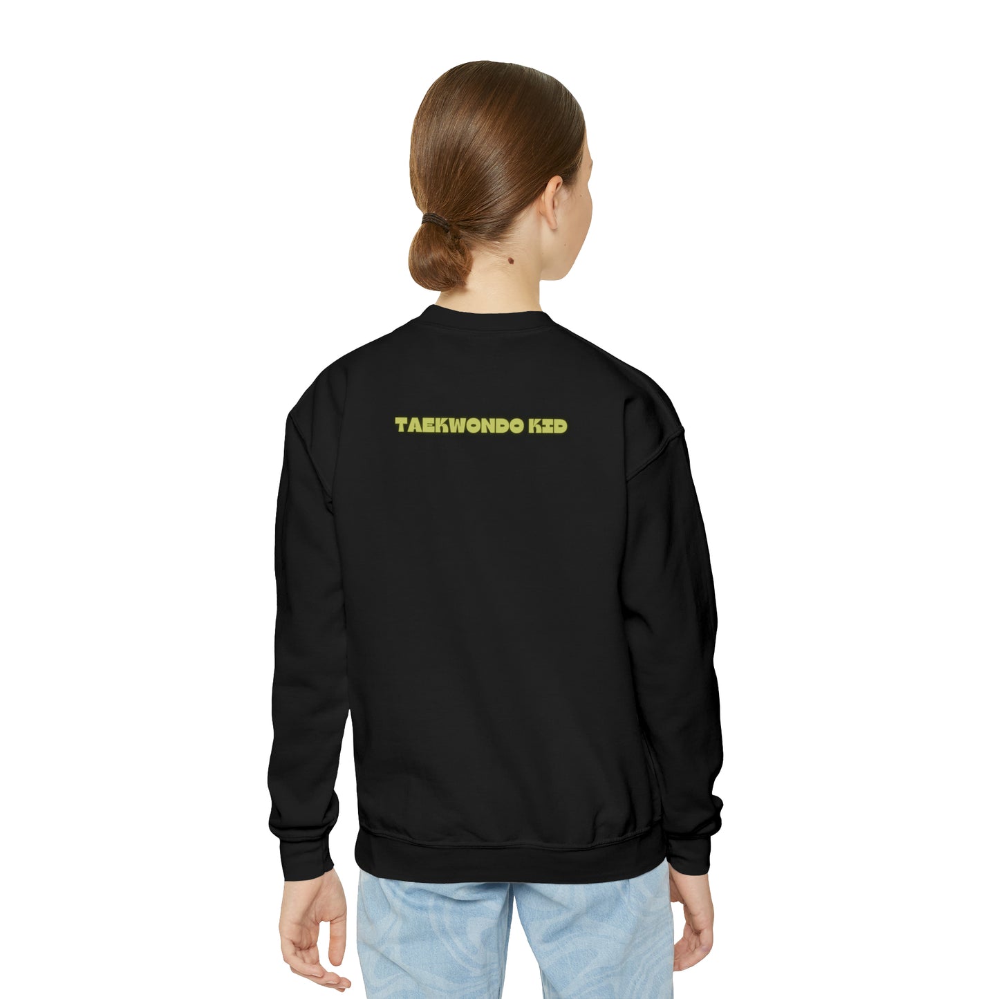 Youth Taekwondo Kid Crewneck Sweatshirt