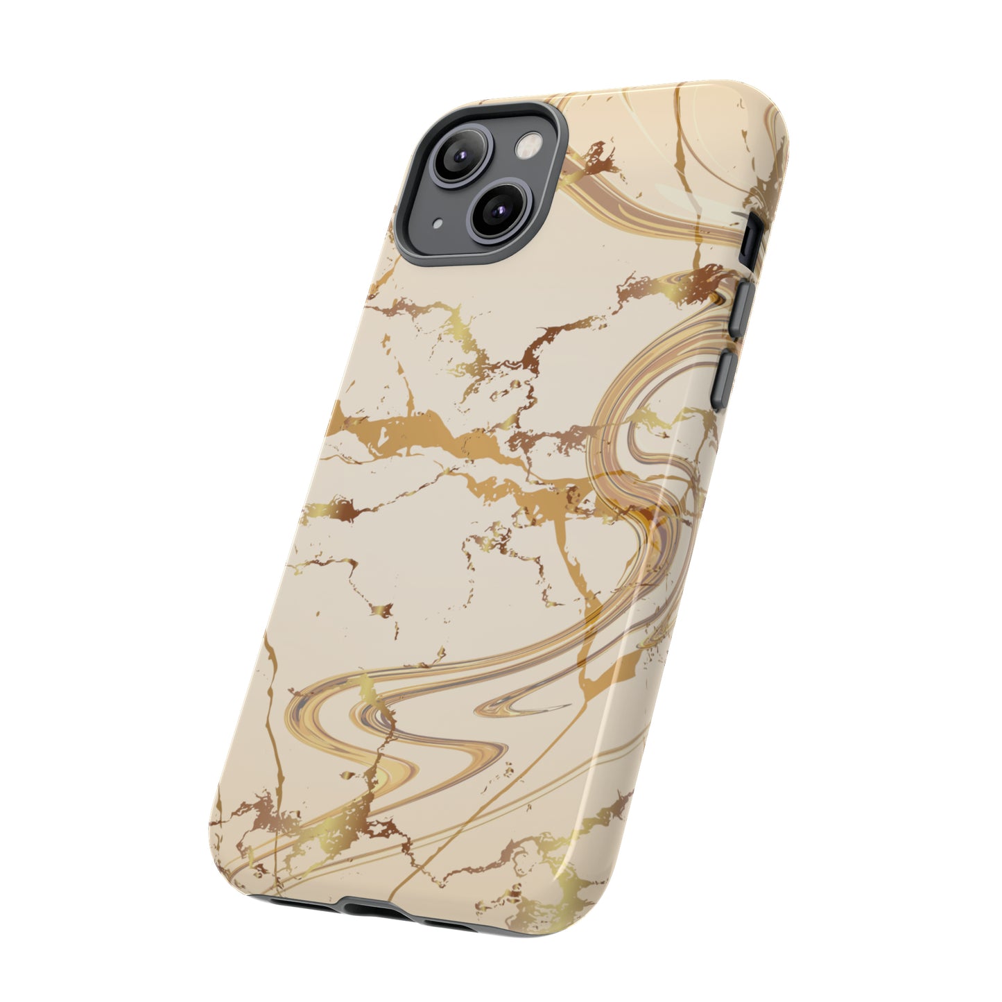 Gold Marble Tough Cases