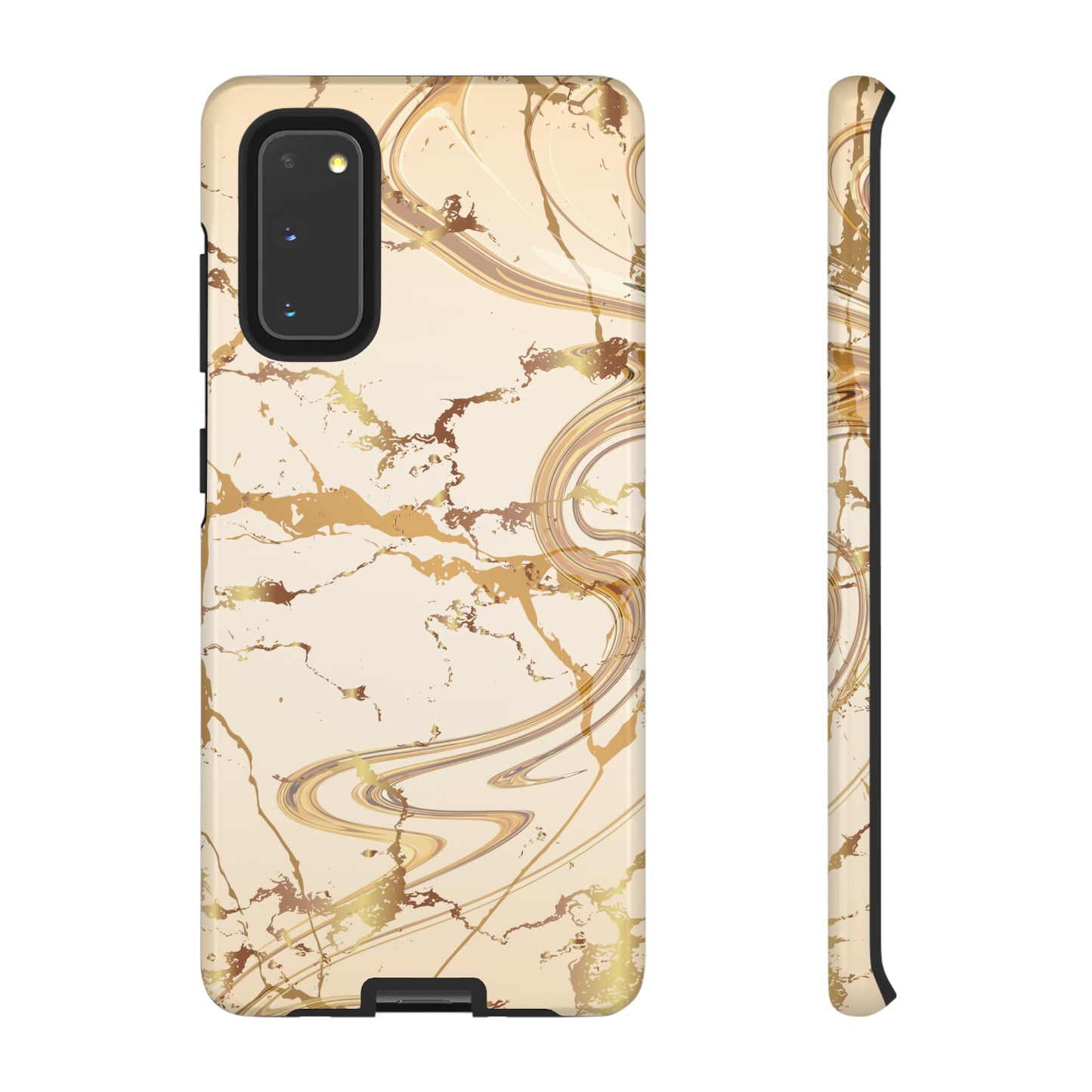 Gold Marble Tough Cases