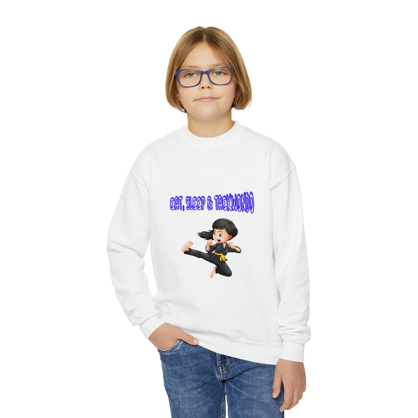 Taekwondo Youth Crewneck Sweatshirt