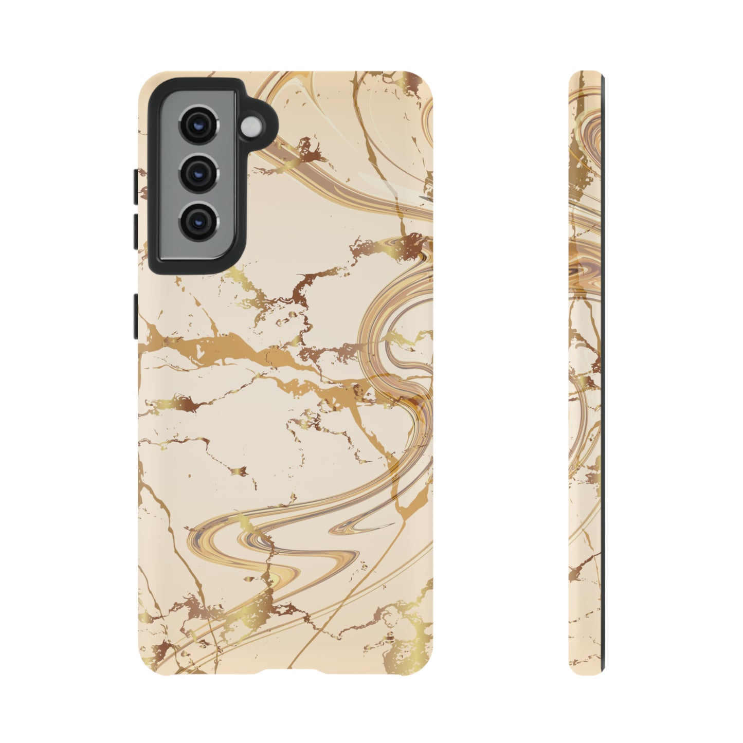 Gold Marble Tough Cases