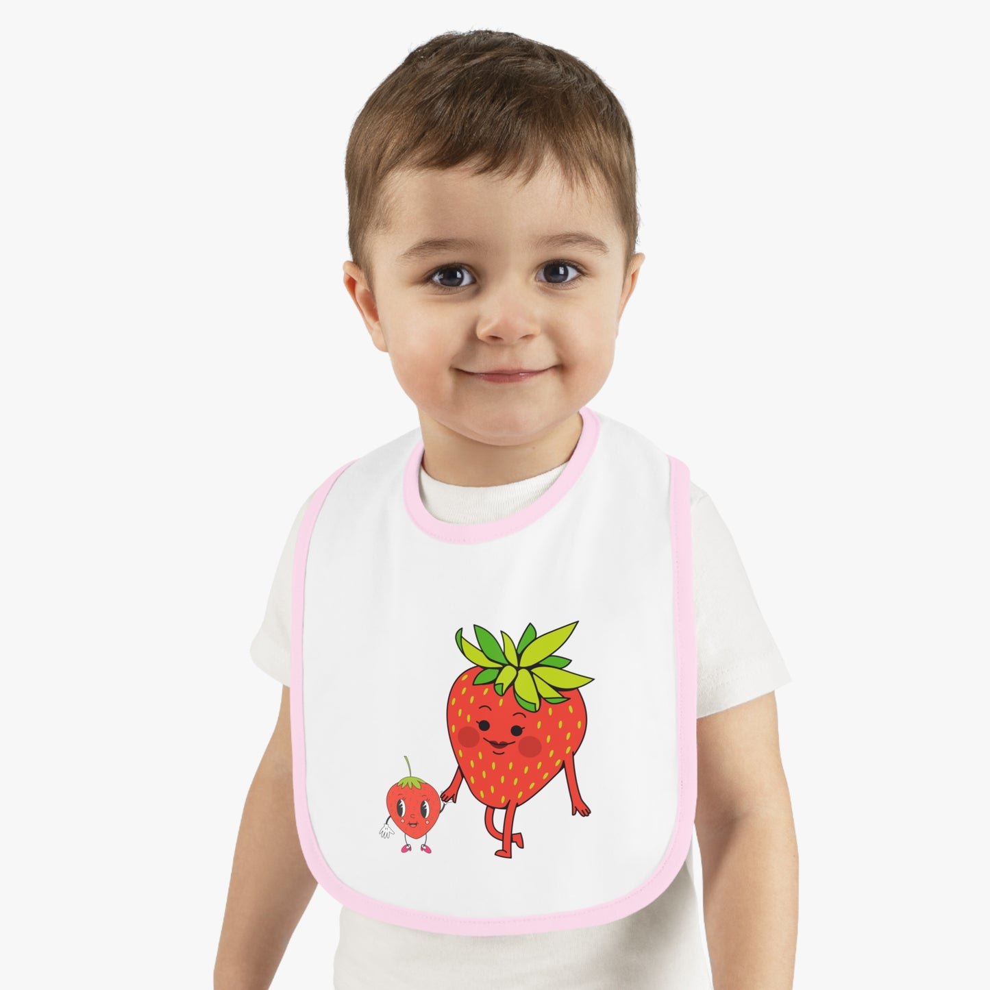 Strawberries Baby Bib