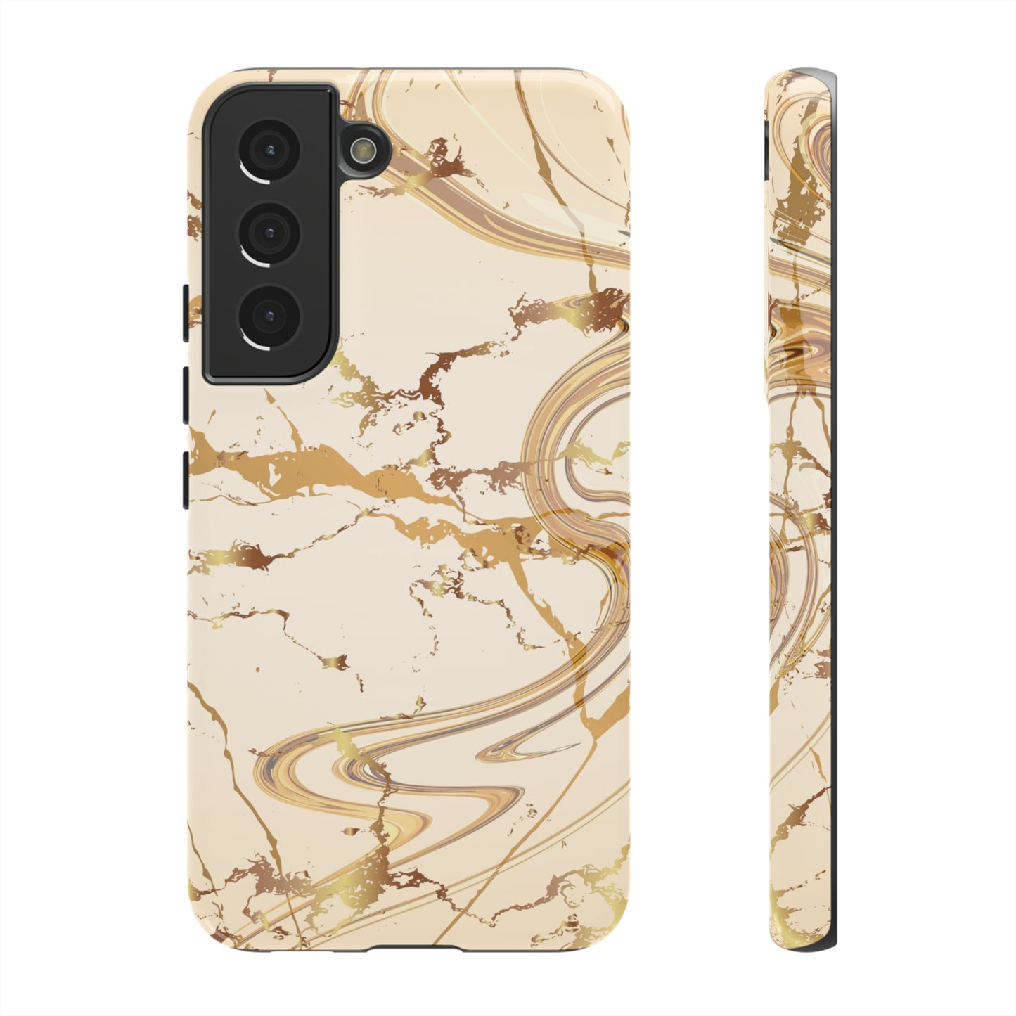 Gold Marble Tough Cases