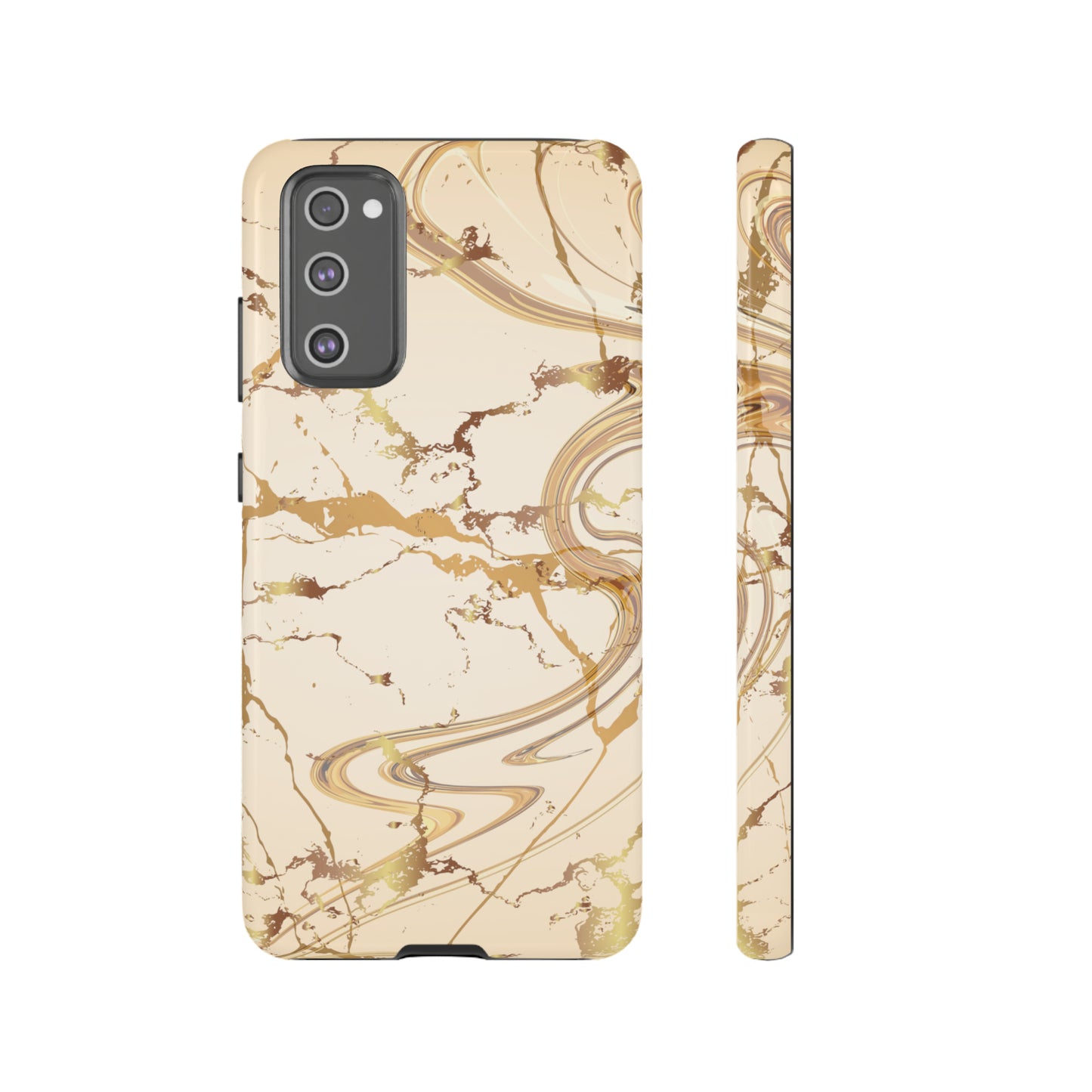 Gold Marble Tough Cases