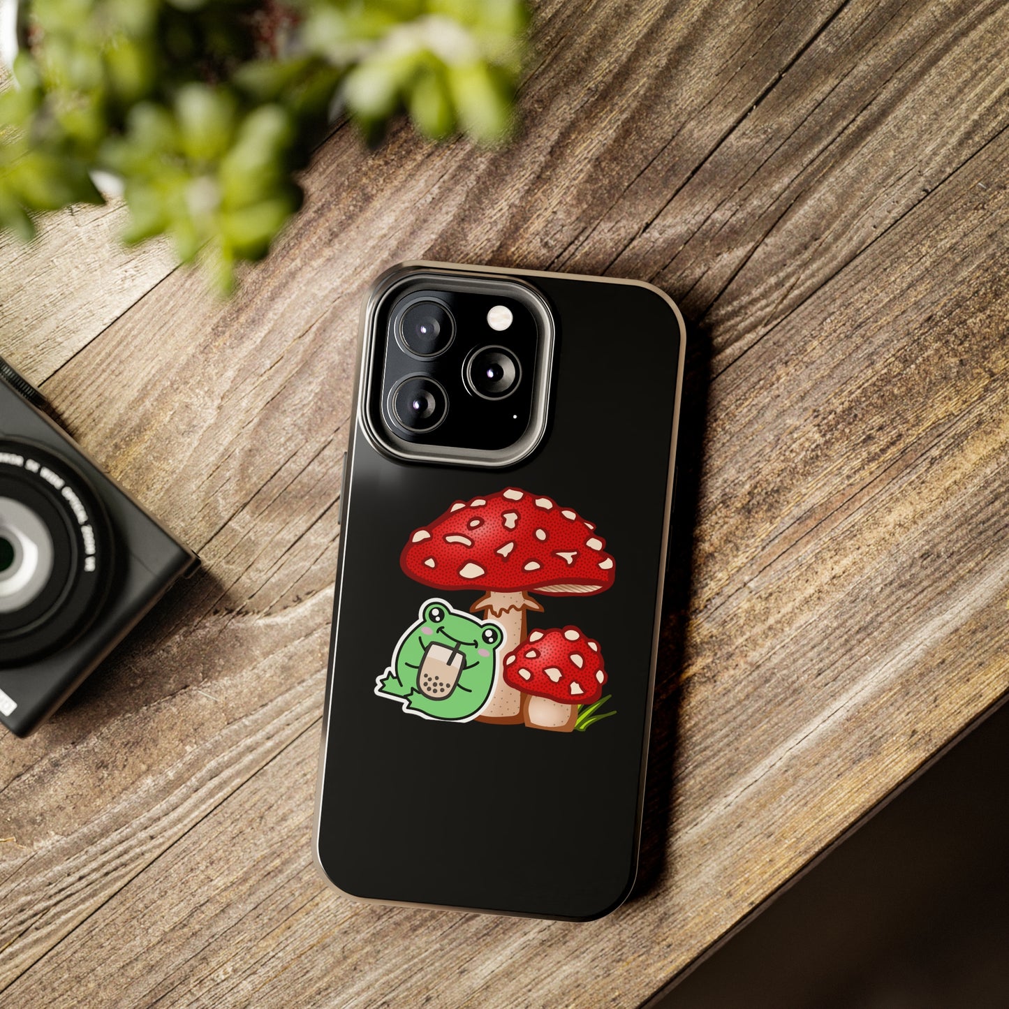 Frog Mushroom Tough Phone Cases