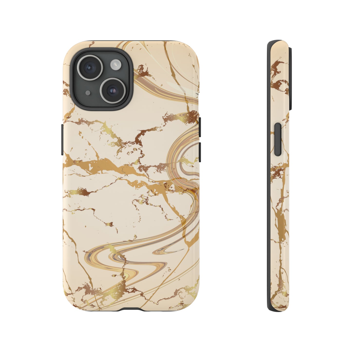 Gold Marble Tough Cases