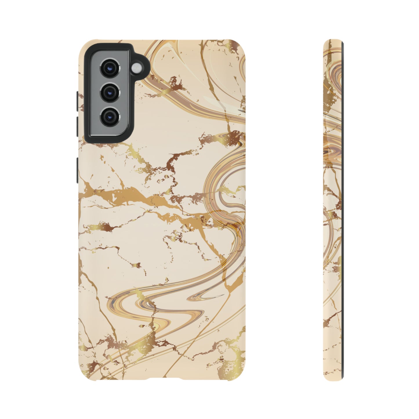 Gold Marble Tough Cases